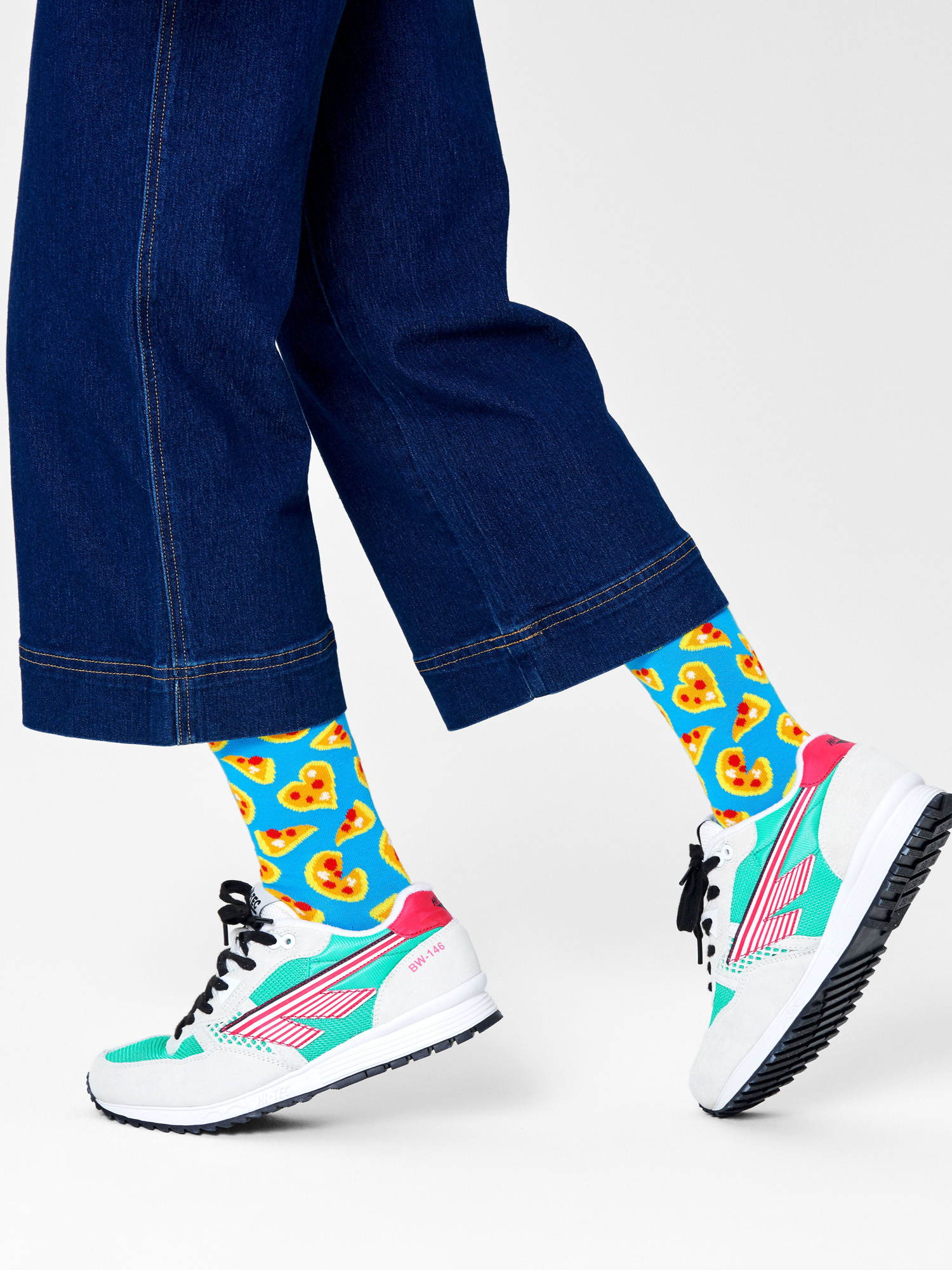 Skarpetki Happy Socks Pizza Love (blue/red)