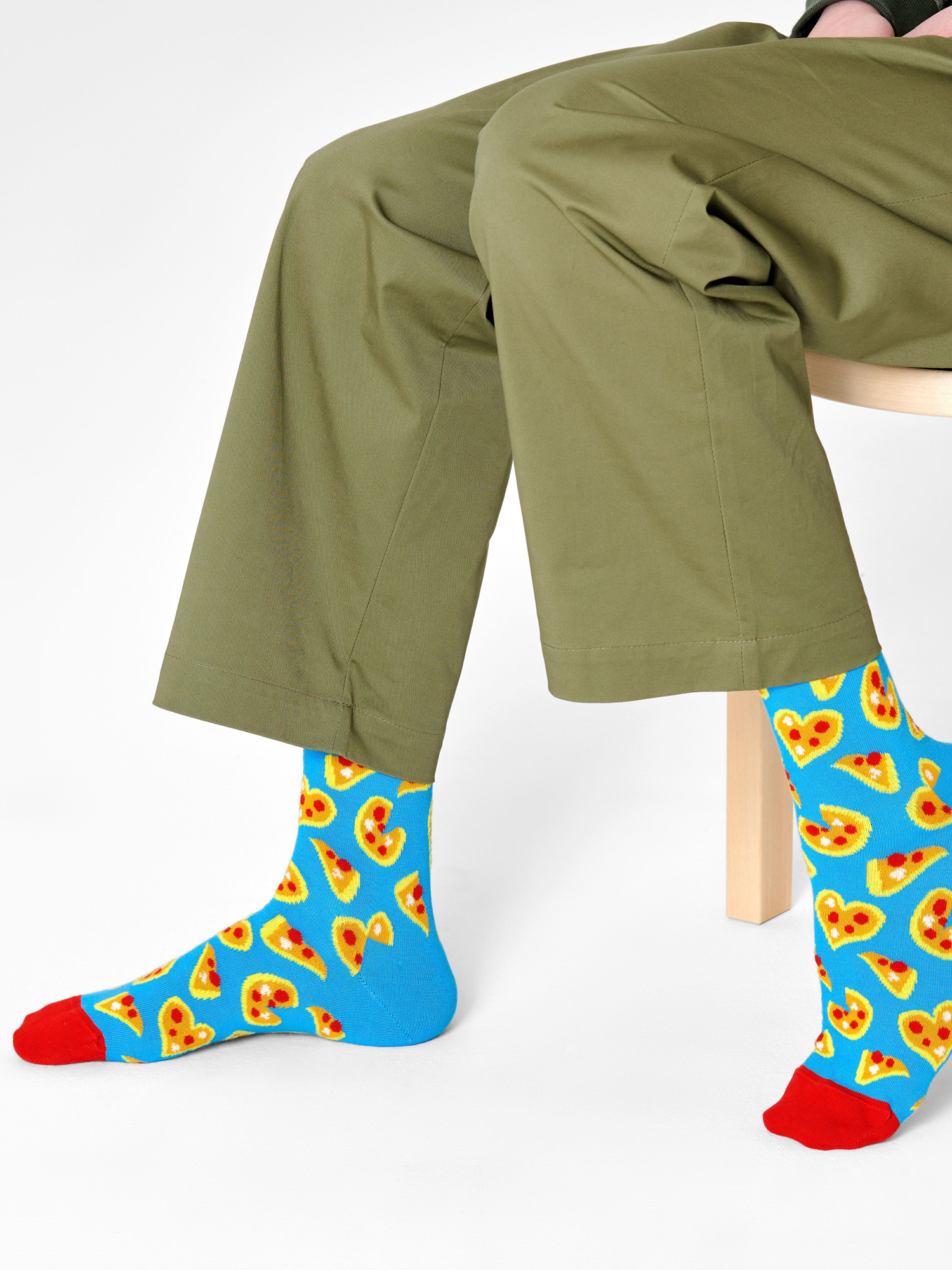 Skarpetki Happy Socks Pizza Love (blue/red)