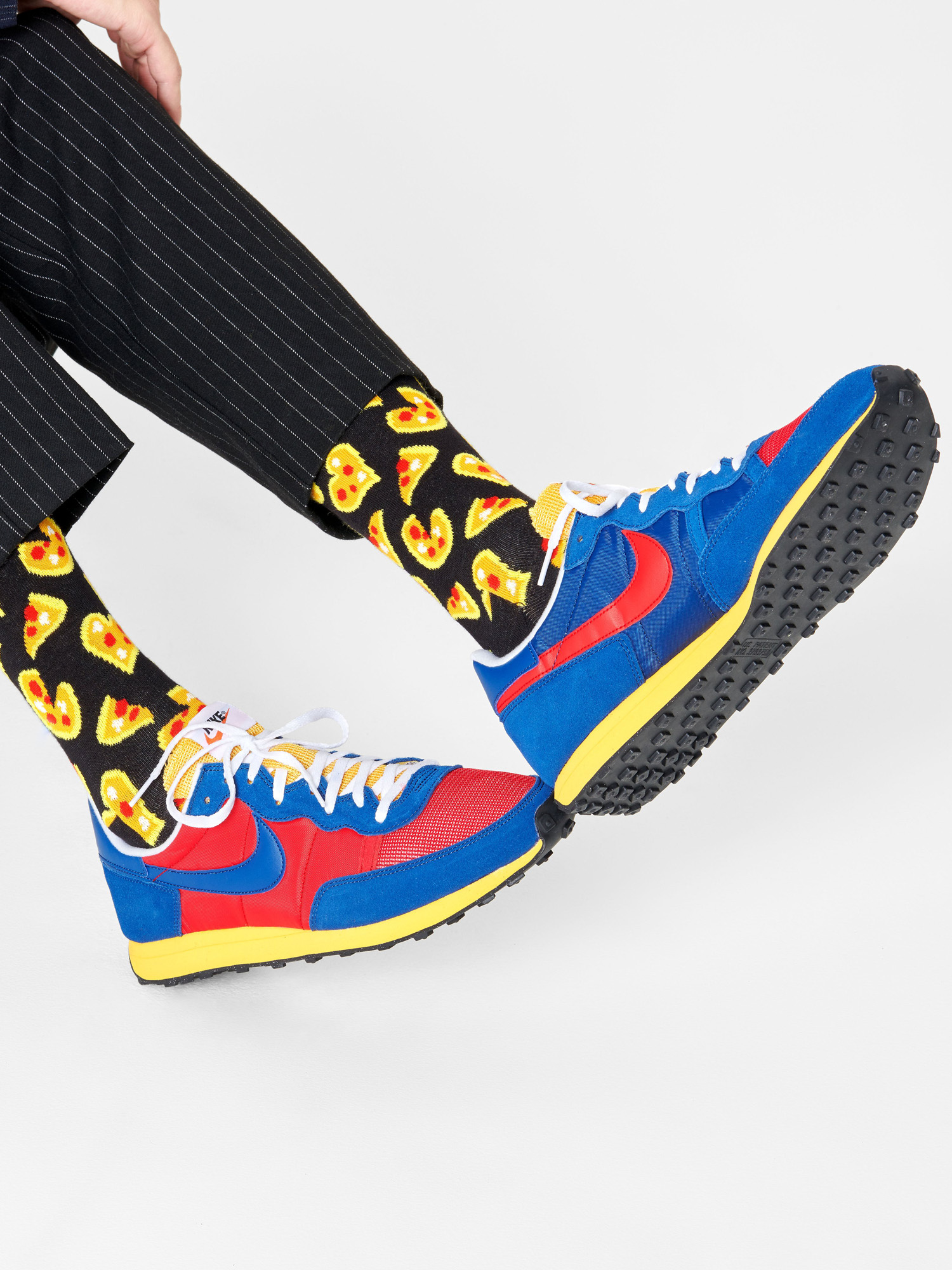 Skarpetki Happy Socks Pizza Love (black/yellow)