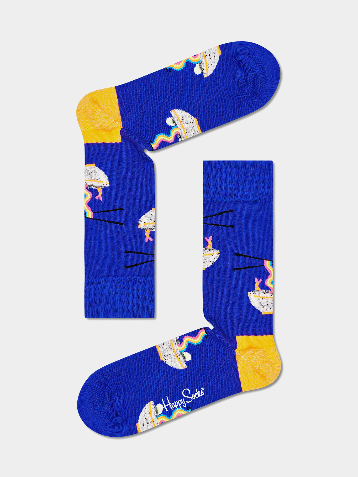 Skarpetki Happy Socks Rainbow Ramen (purple/yellow)