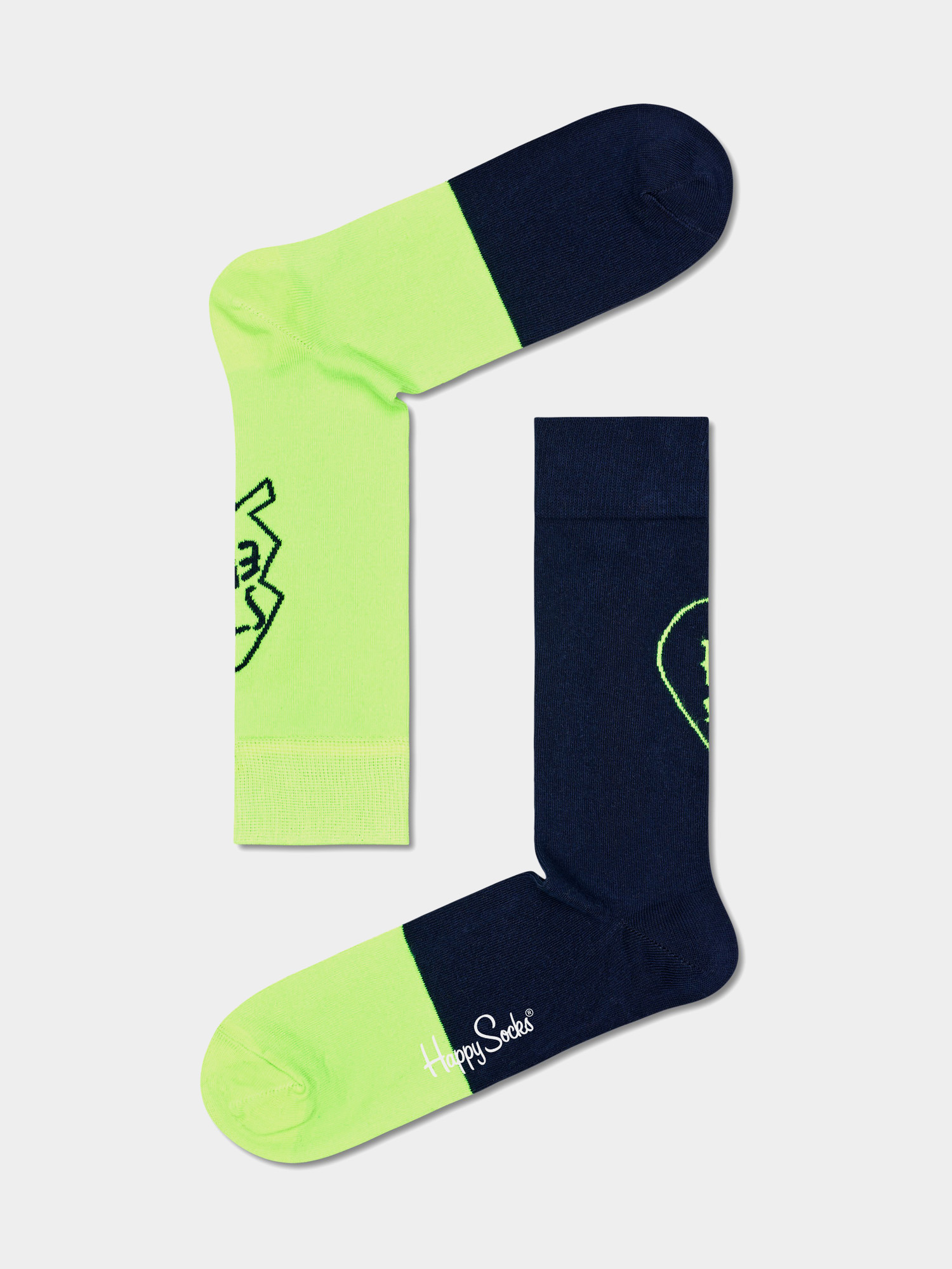 Skarpetki Happy Socks Besties Gift Set 2Pk (green/black)