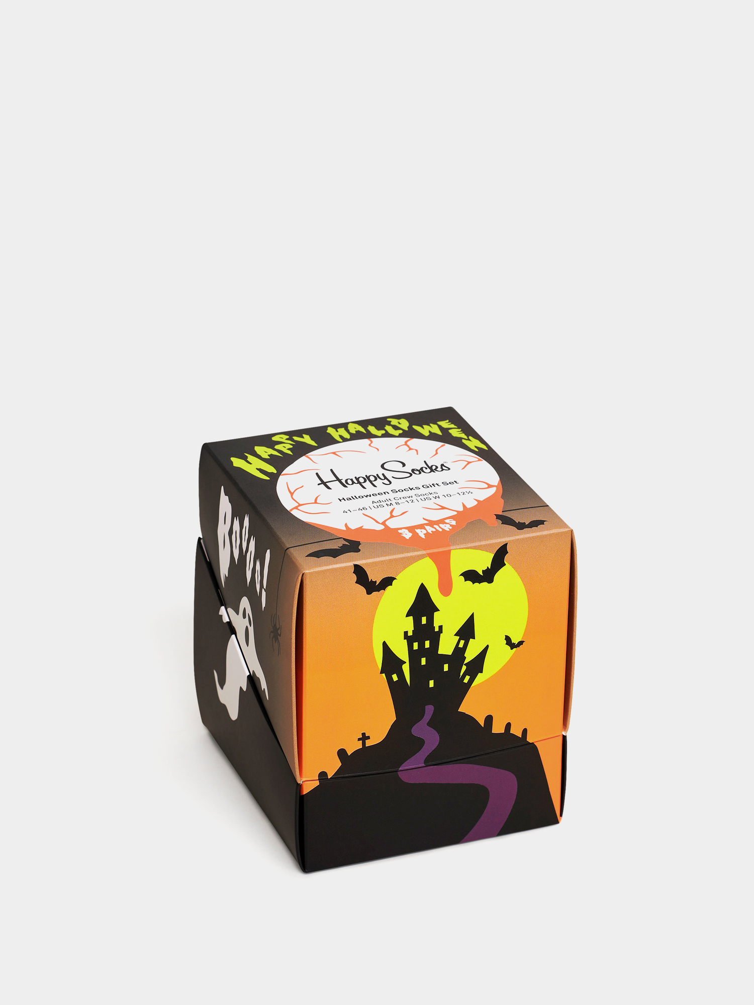 Skarpetki Happy Socks Halloweens Gift Set 3Pk (black/orange)