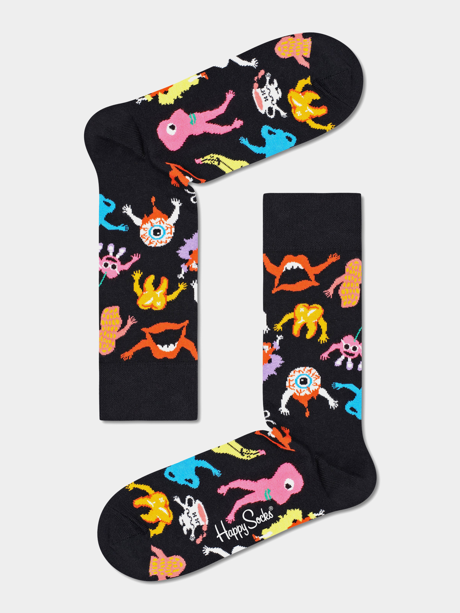 Skarpetki Happy Socks Halloweens Gift Set 3Pk (black/orange)