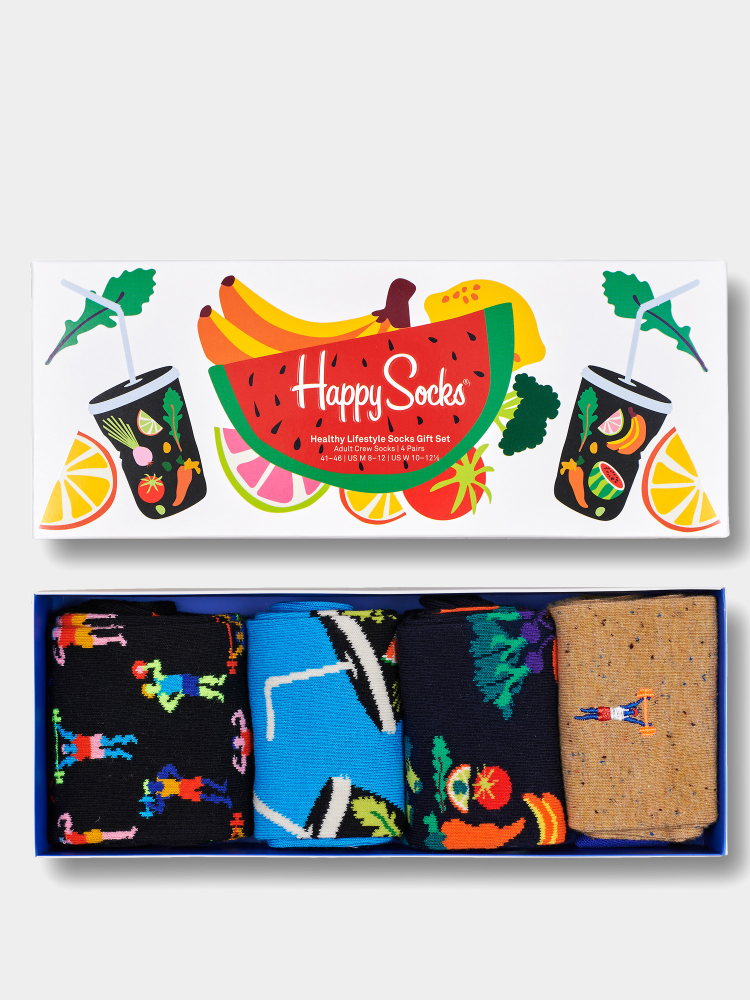 Skarpetki Happy Socks Healthy Lifestyles Gift Set 4Pk (multi)