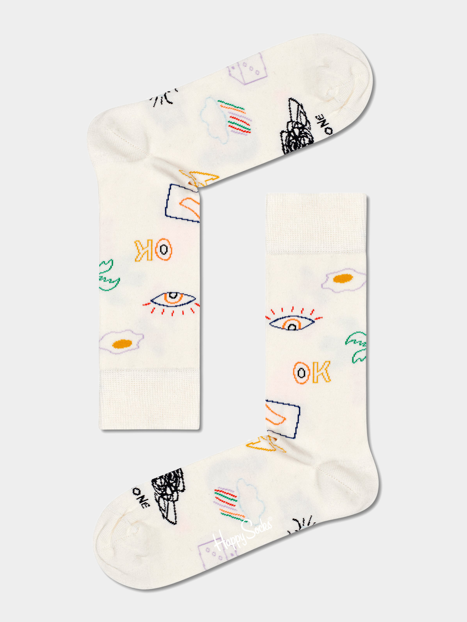 Skarpetki Happy Socks Good Timess Gift Set 4Pk (black/blue/white/multi)