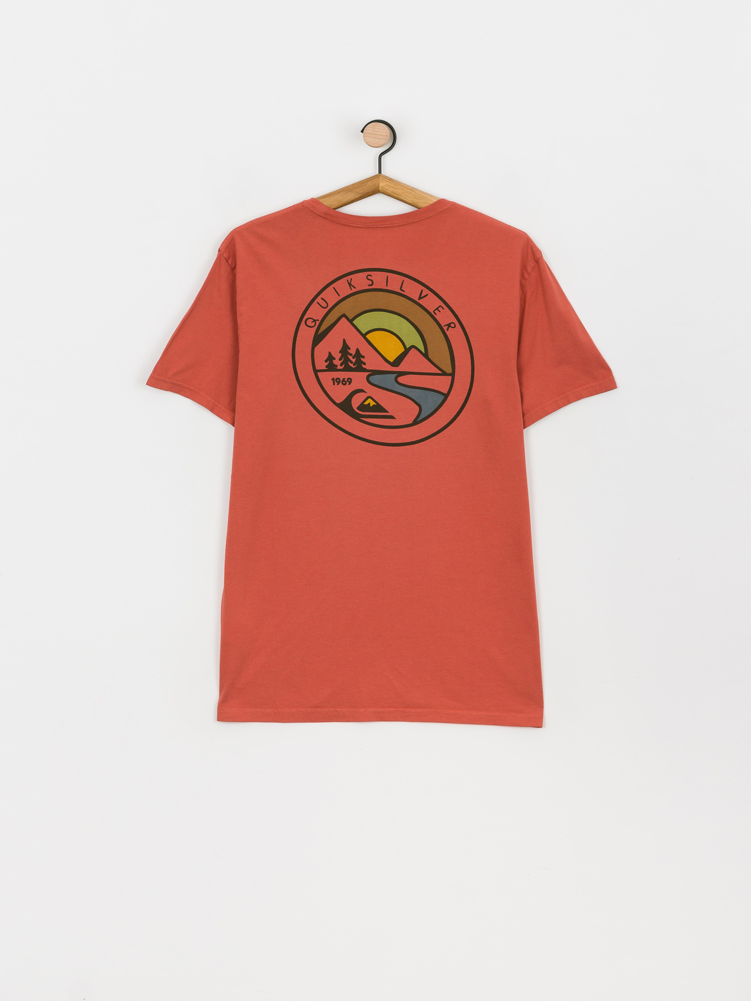 T-shirt Quiksilver Mountain View (cinnamon)