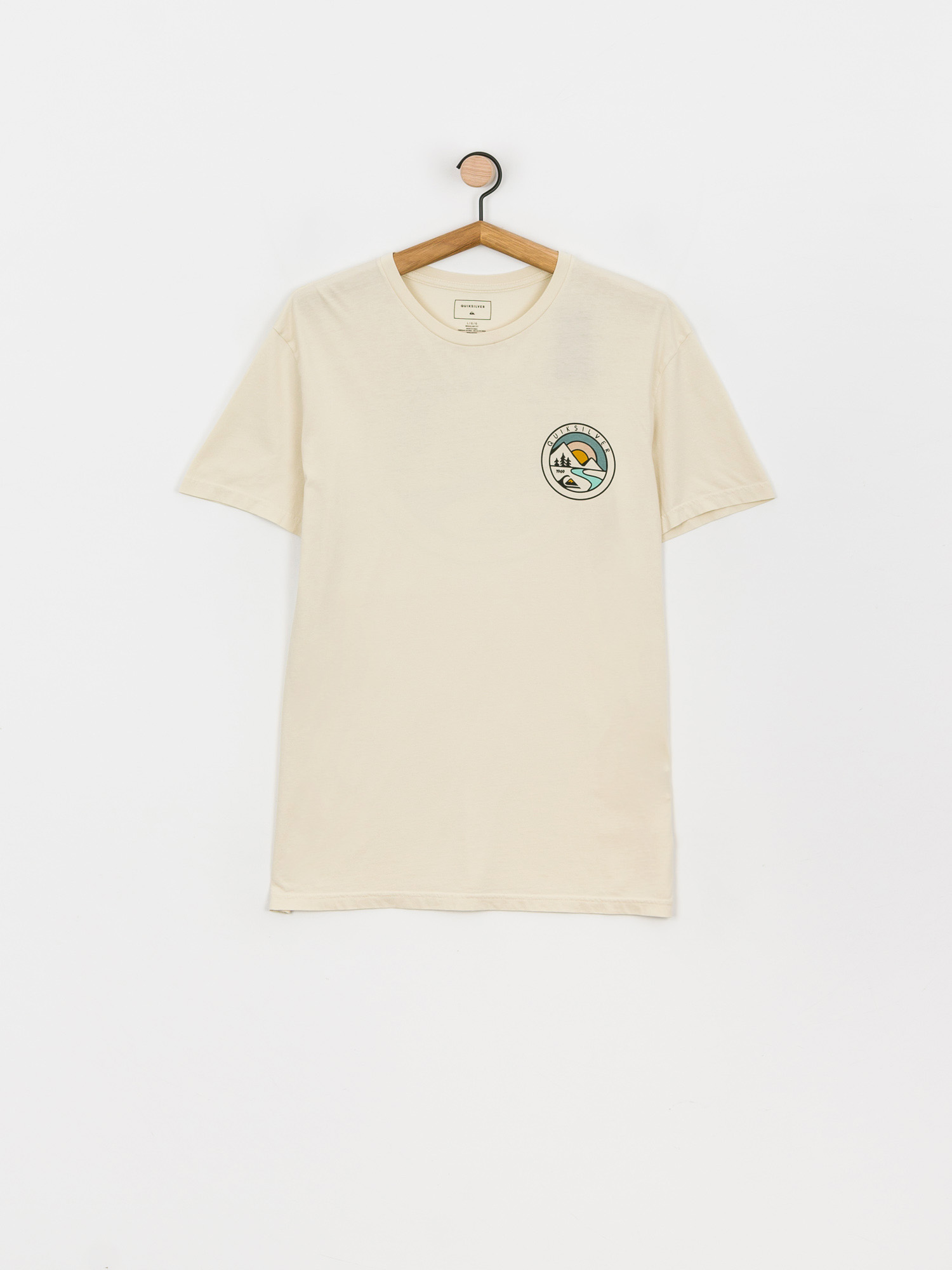 T-shirt Quiksilver Mountain View (oatmeal)