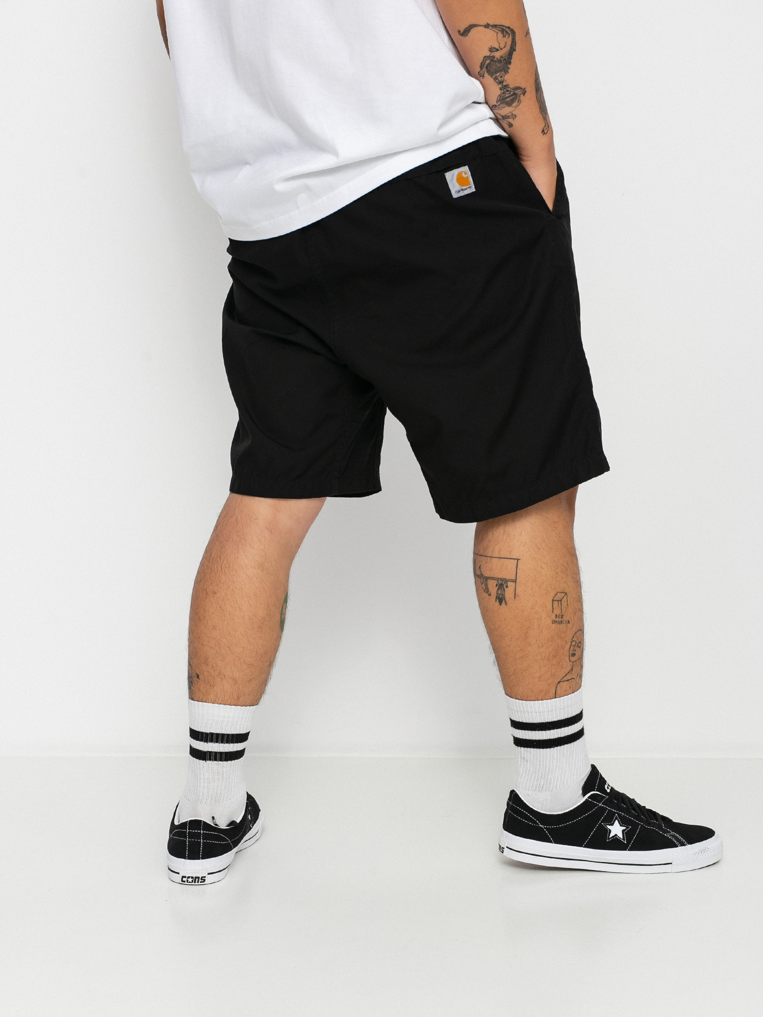 Szorty Carhartt WIP Clover (black)