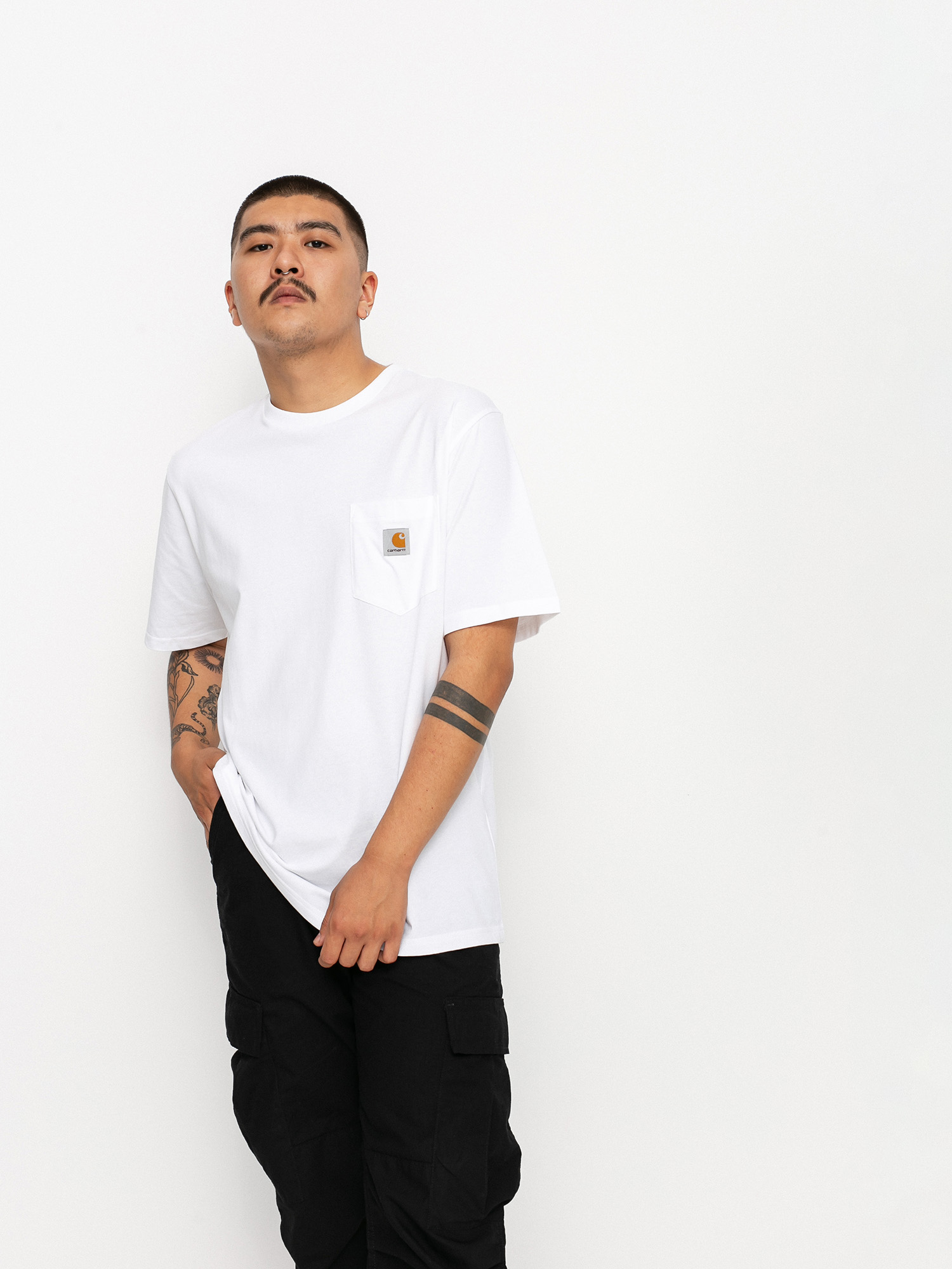 T-shirt Carhartt WIP Pocket (white)