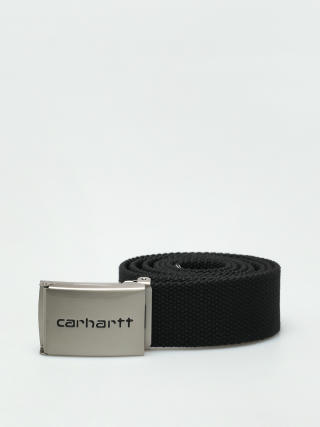 Pasek Carhartt WIP Clip Belt Chrome (black)