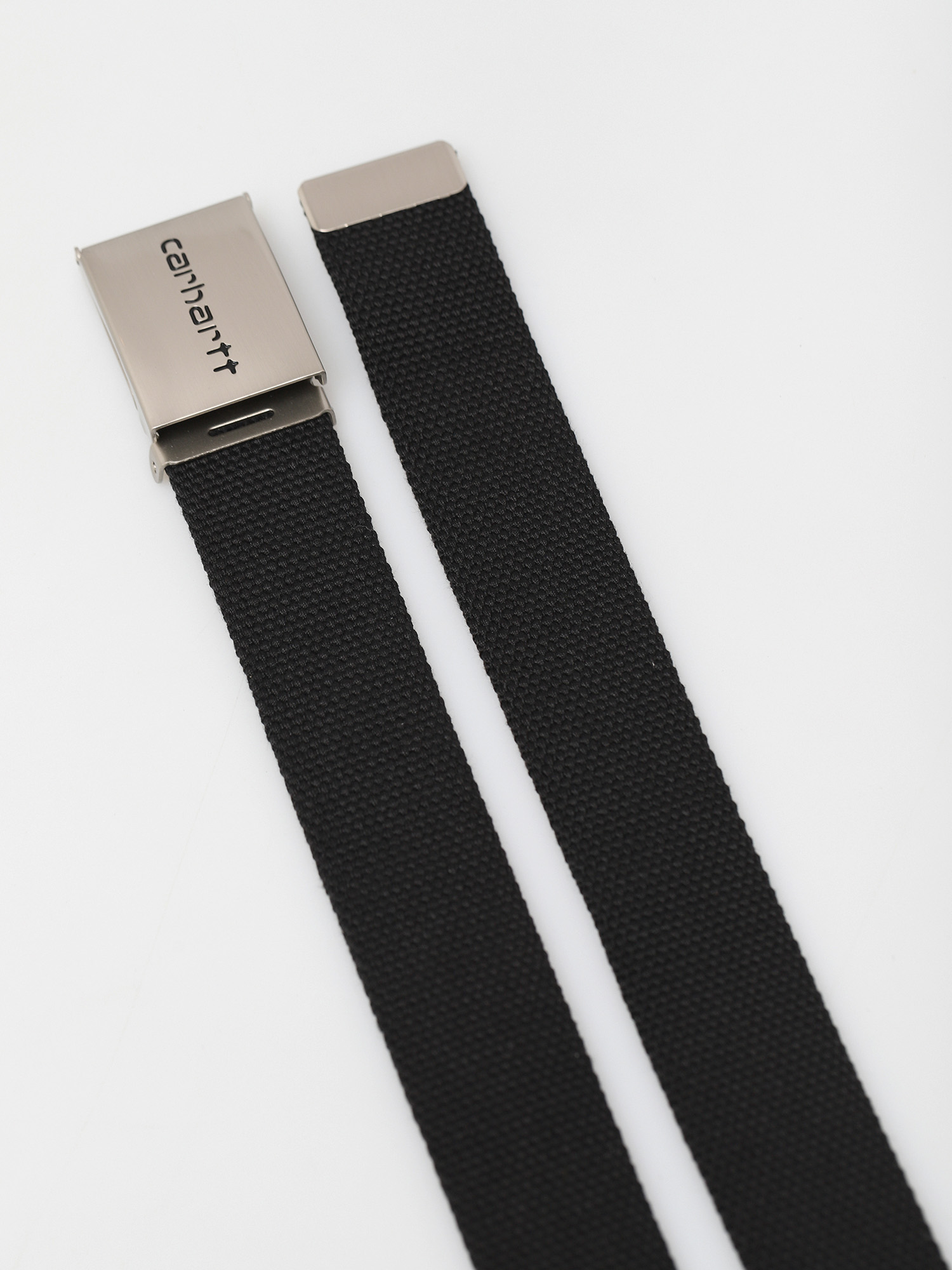 Pasek Carhartt WIP Clip Belt Chrome (black)