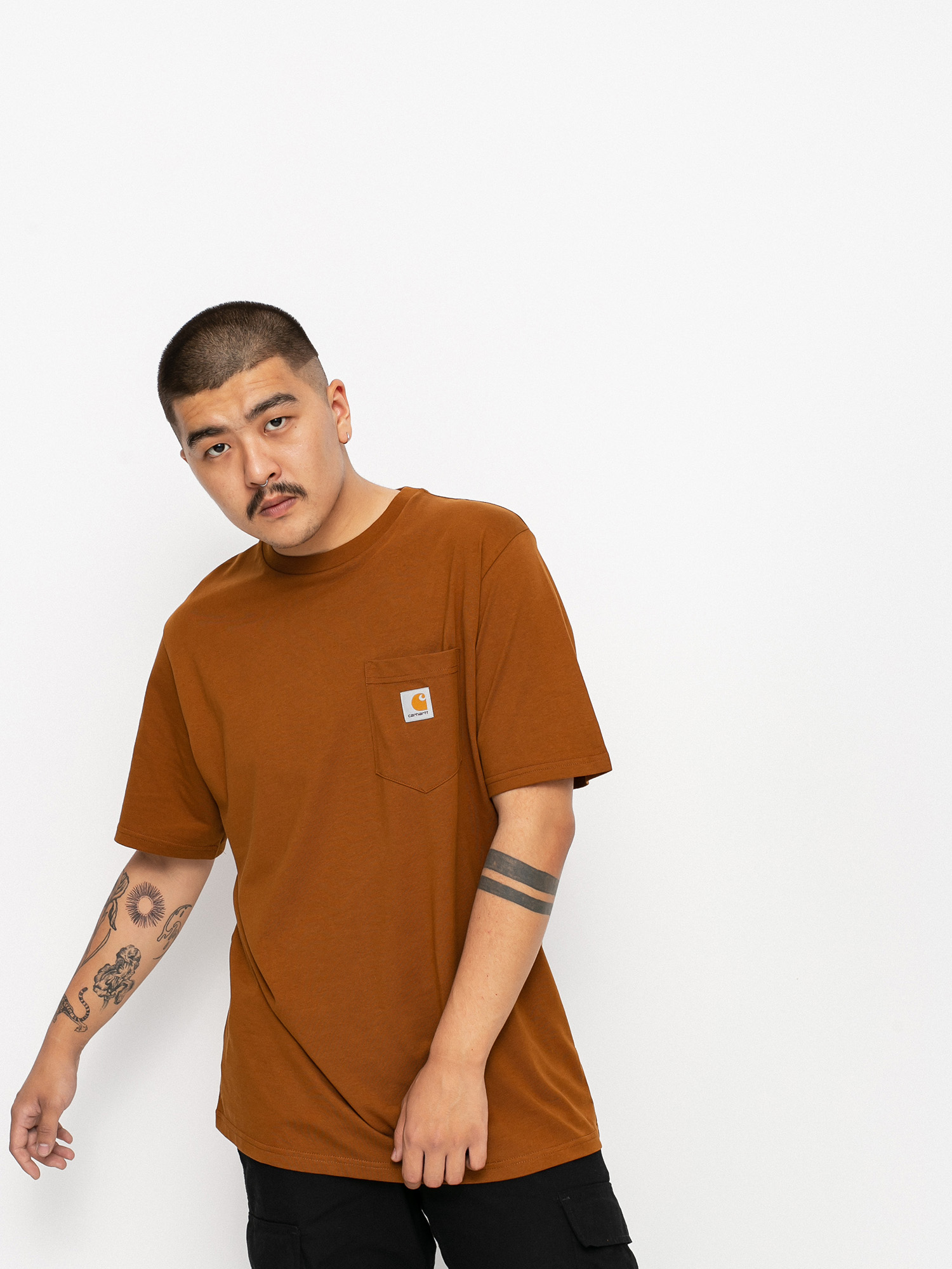 T-shirt Carhartt WIP Pocket (tawny)