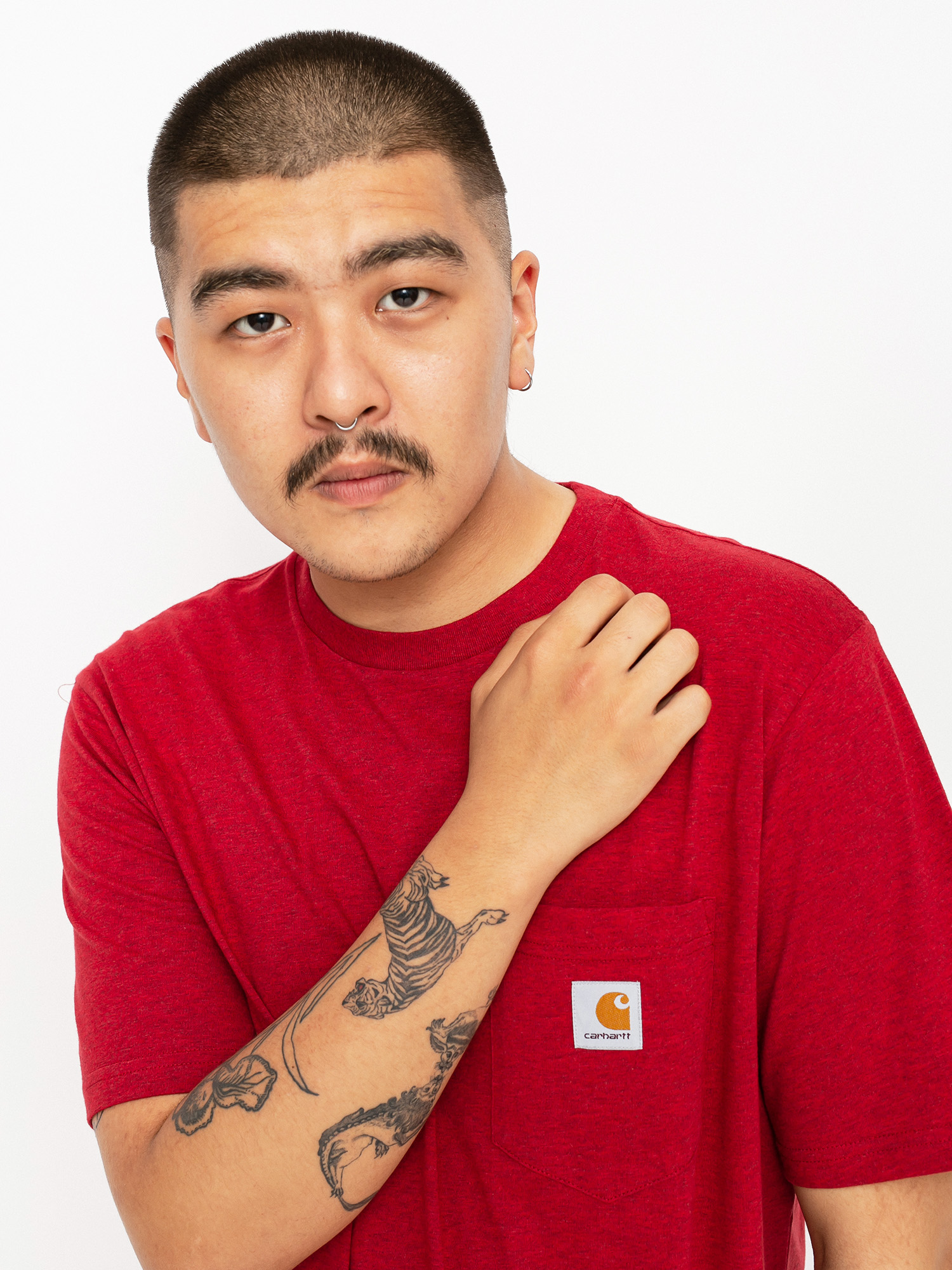 T-shirt Carhartt WIP Pocket (arrow heather)