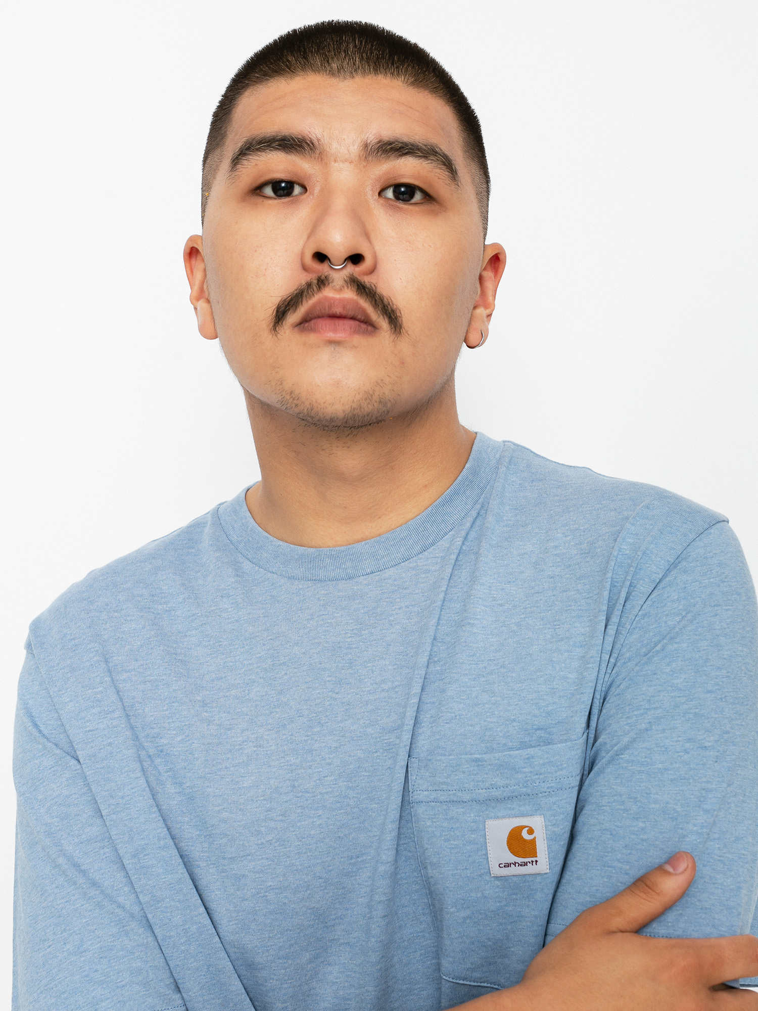 T-shirt Carhartt WIP Pocket (icesheet heather)