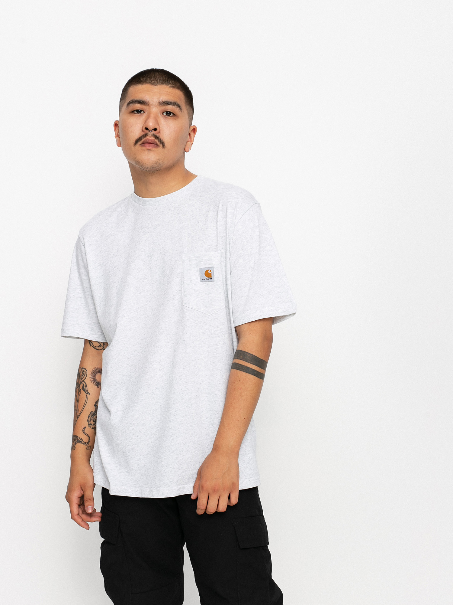 T-shirt Carhartt WIP Pocket (ash heather)