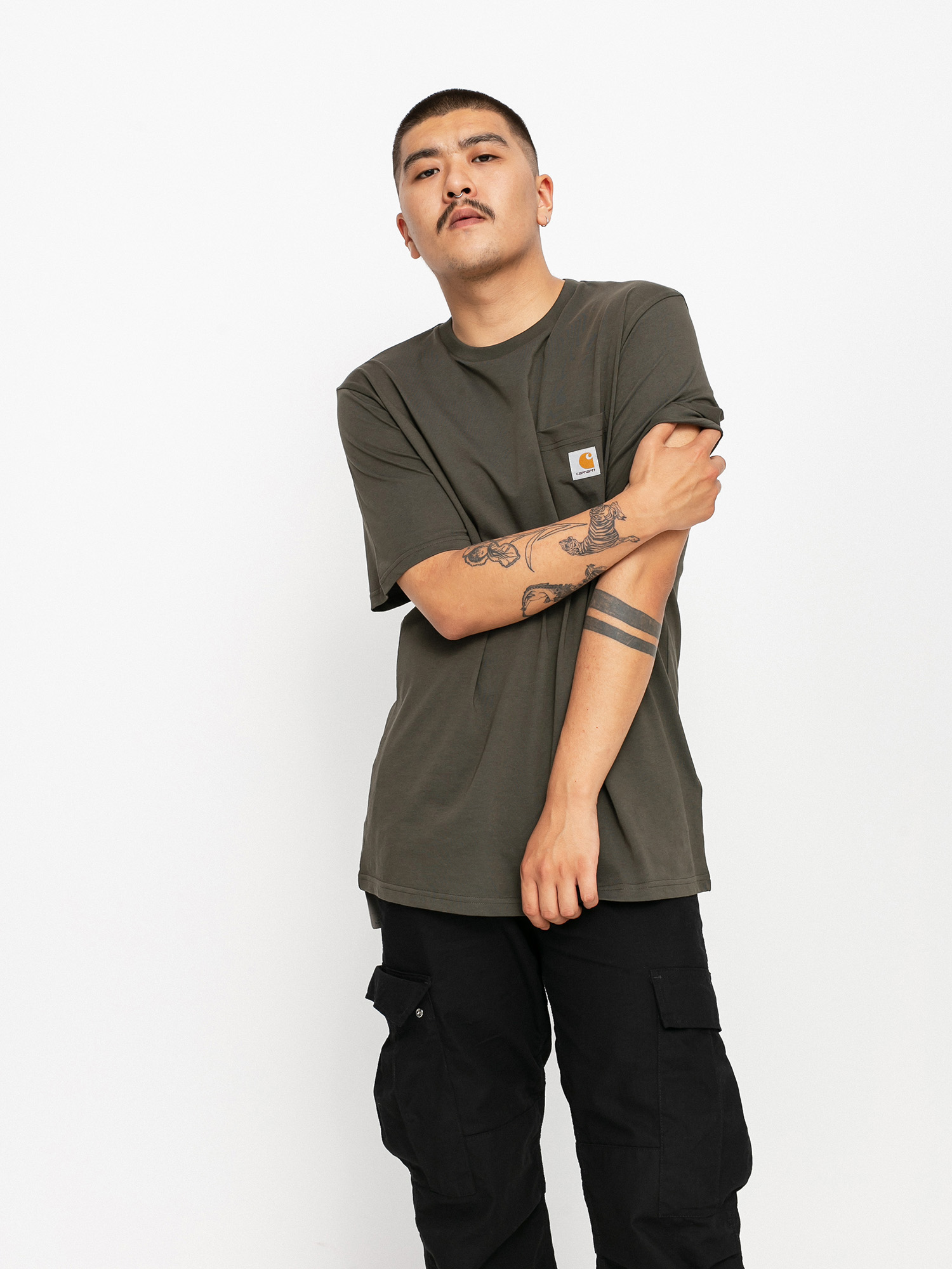 T-shirt Carhartt WIP Pocket (cypress)