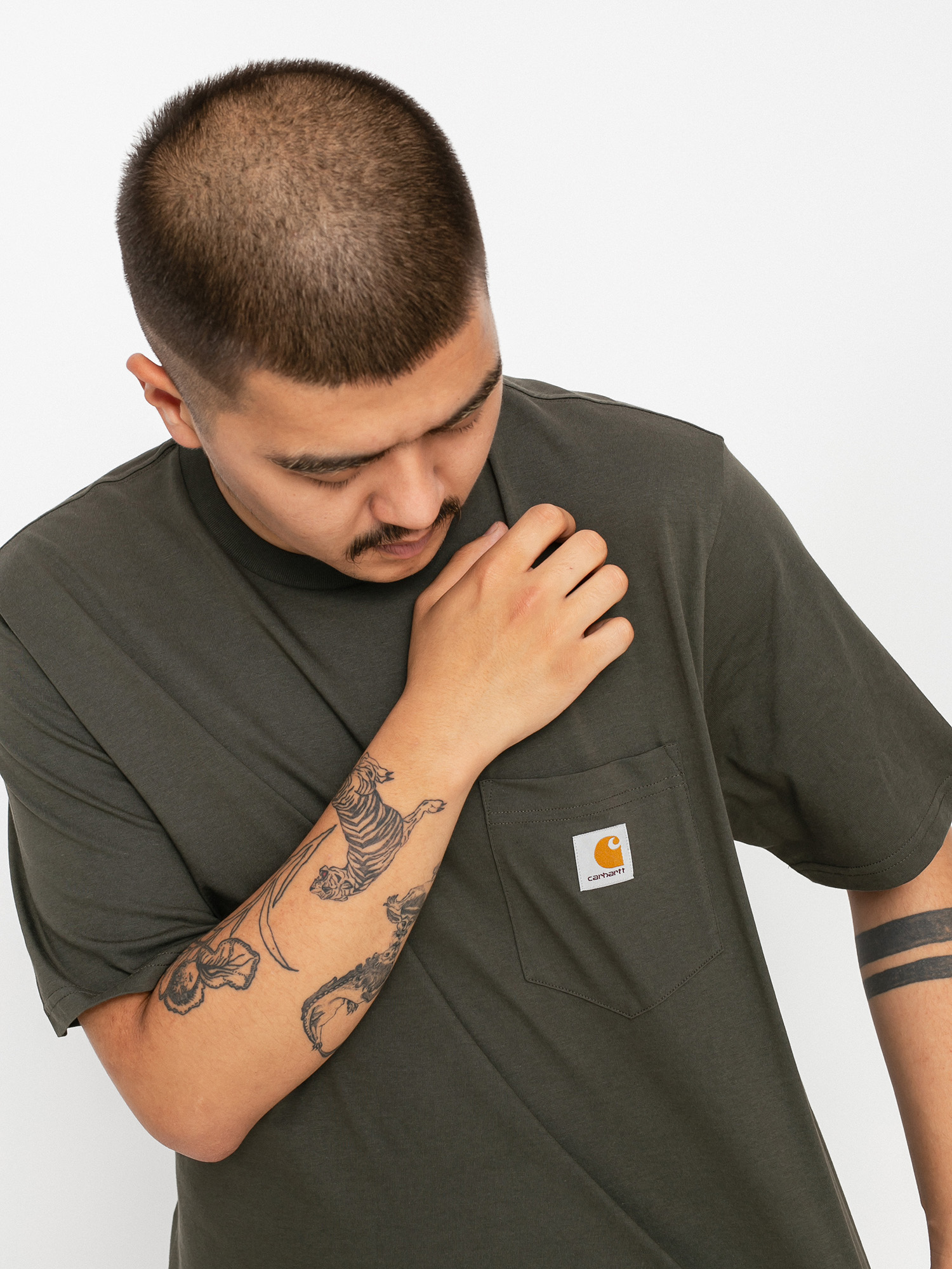 T-shirt Carhartt WIP Pocket (cypress)