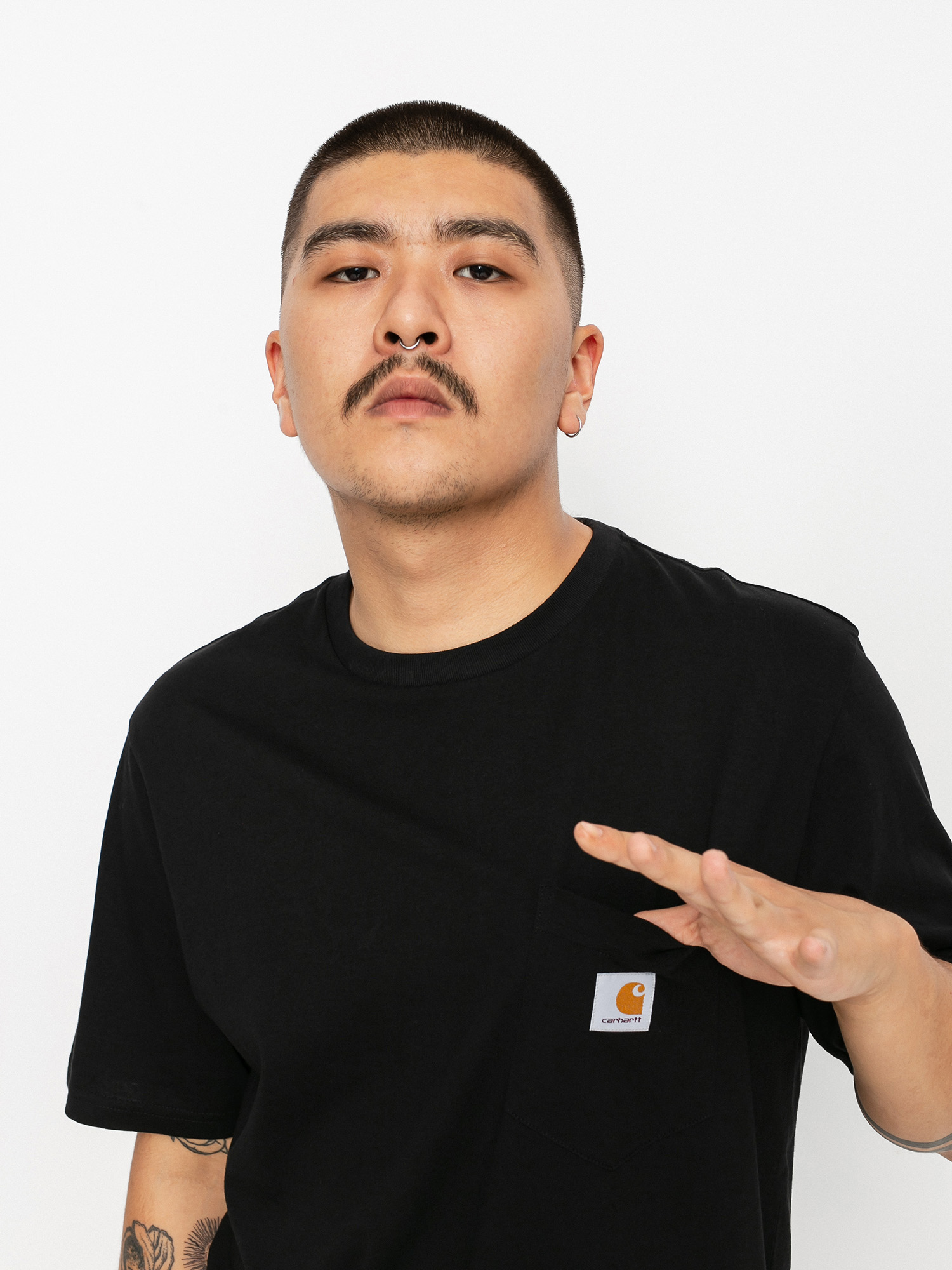 T-shirt Carhartt WIP Pocket (black)