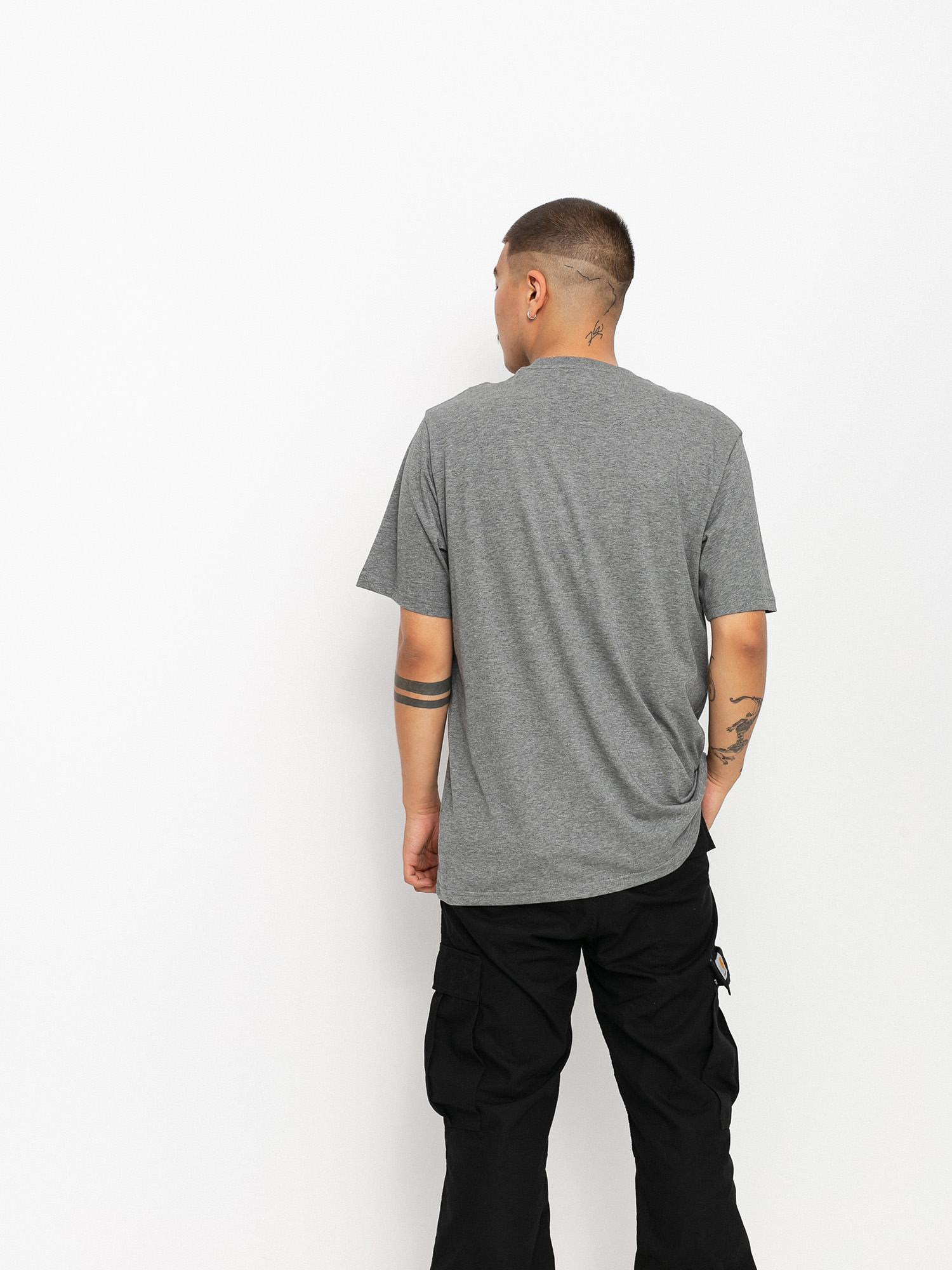 T-shirt Carhartt WIP Pocket (dark grey heather)