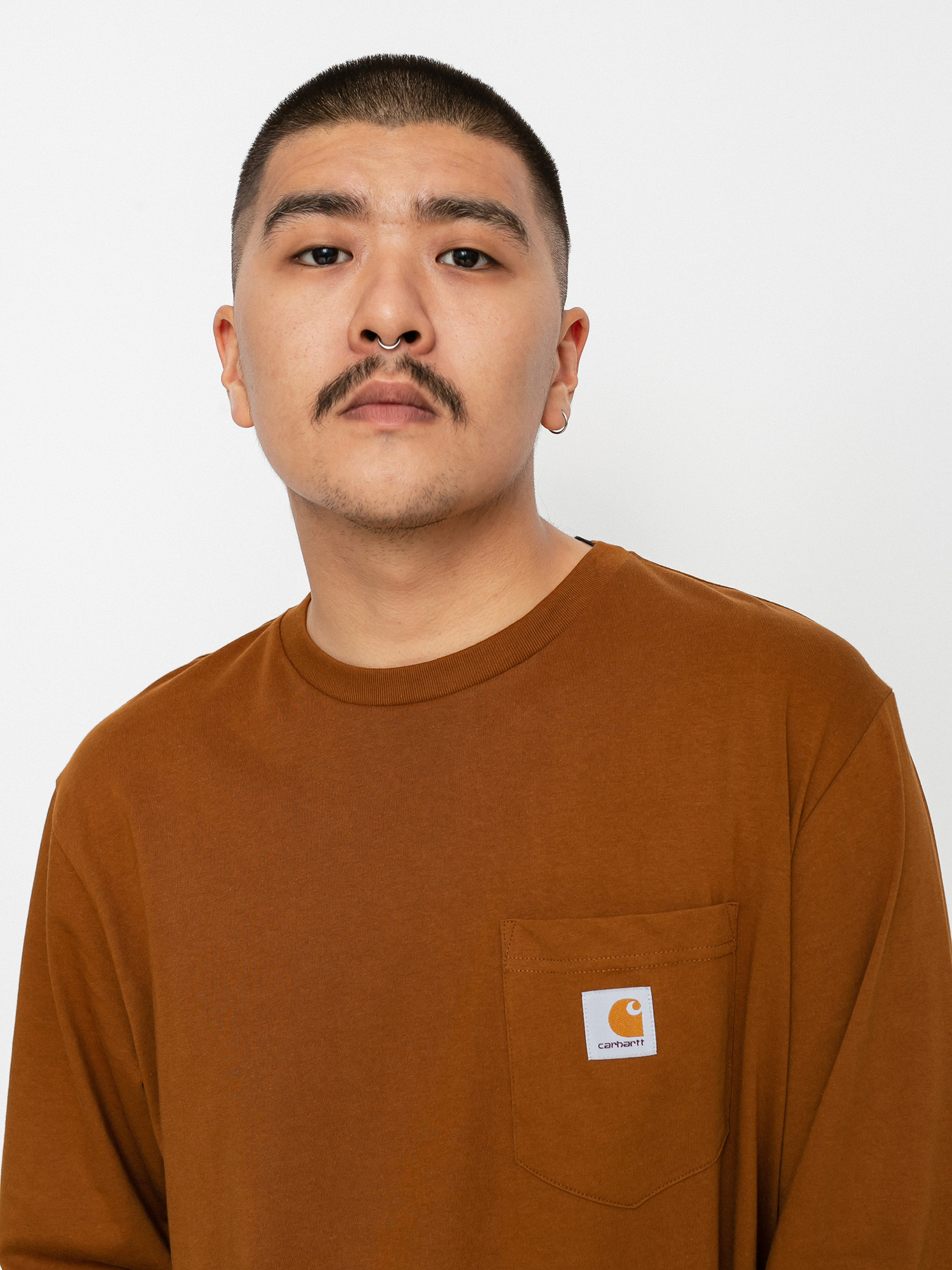 Longsleeve Carhartt WIP Pocket (tawny)