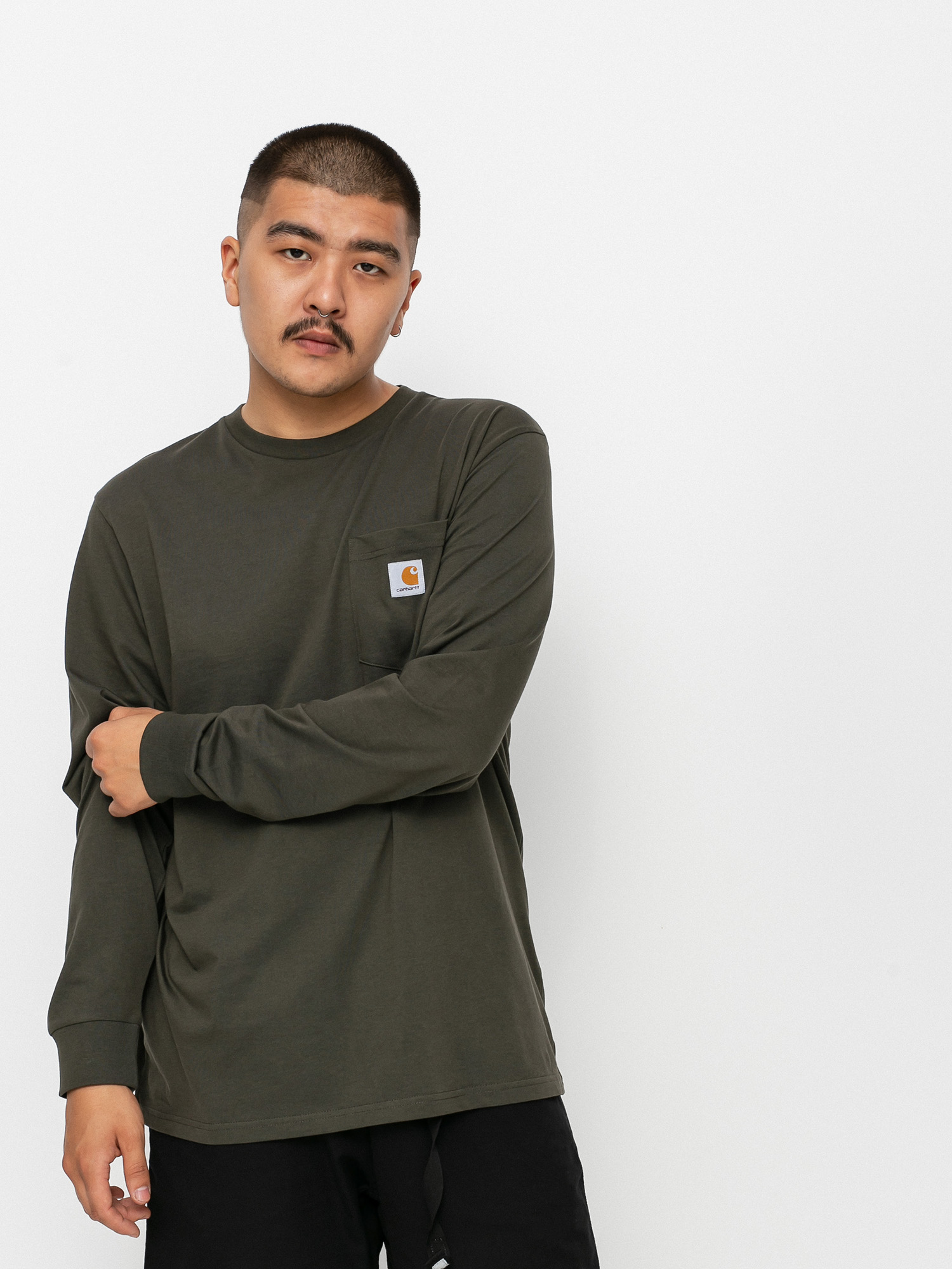 Longsleeve Carhartt WIP Pocket (cypress)