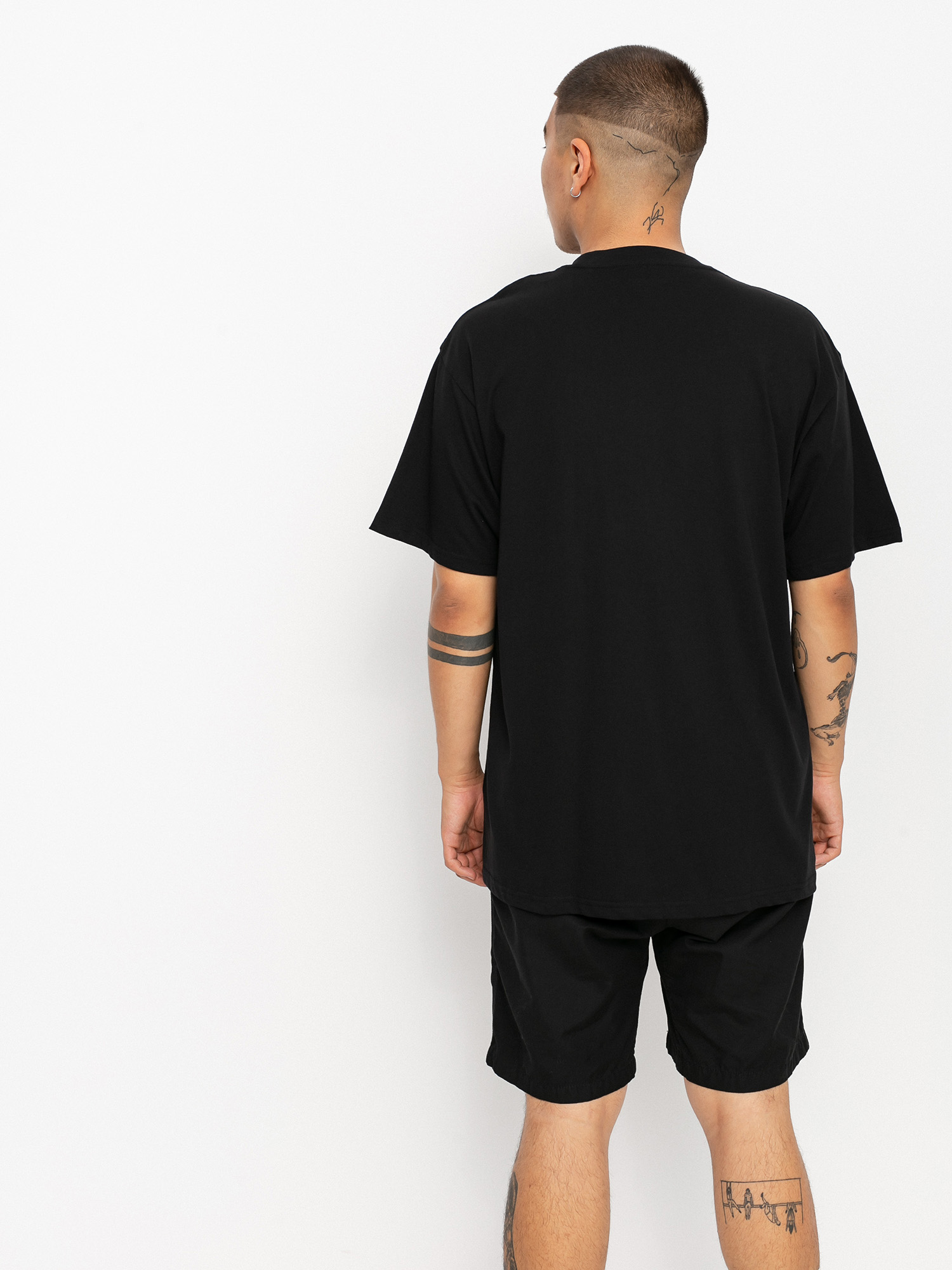 T-shirt Carhartt WIP Script Embroidery (black/white)