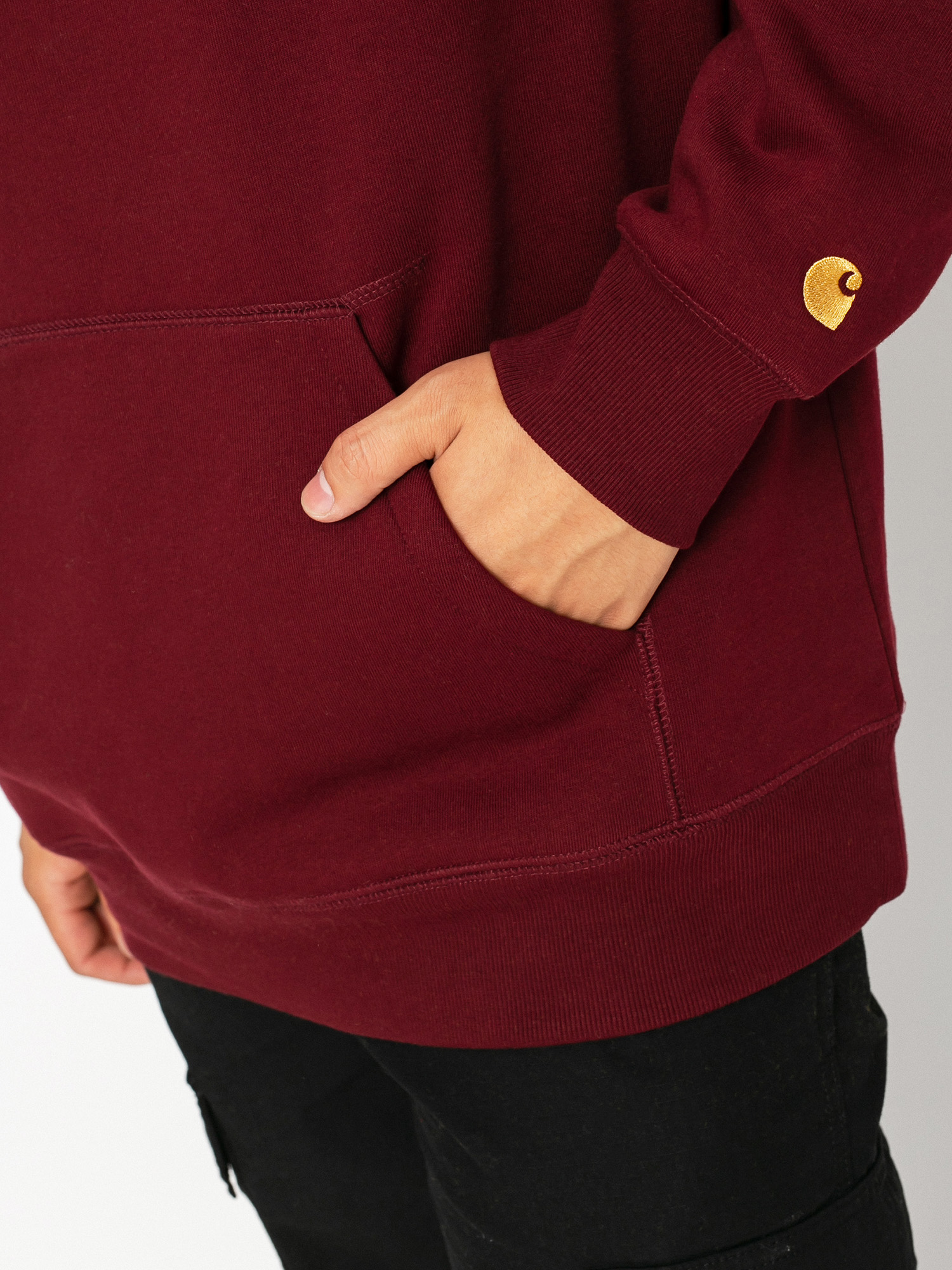Bluza z kapturem Carhartt WIP Chase HD (jam/gold)