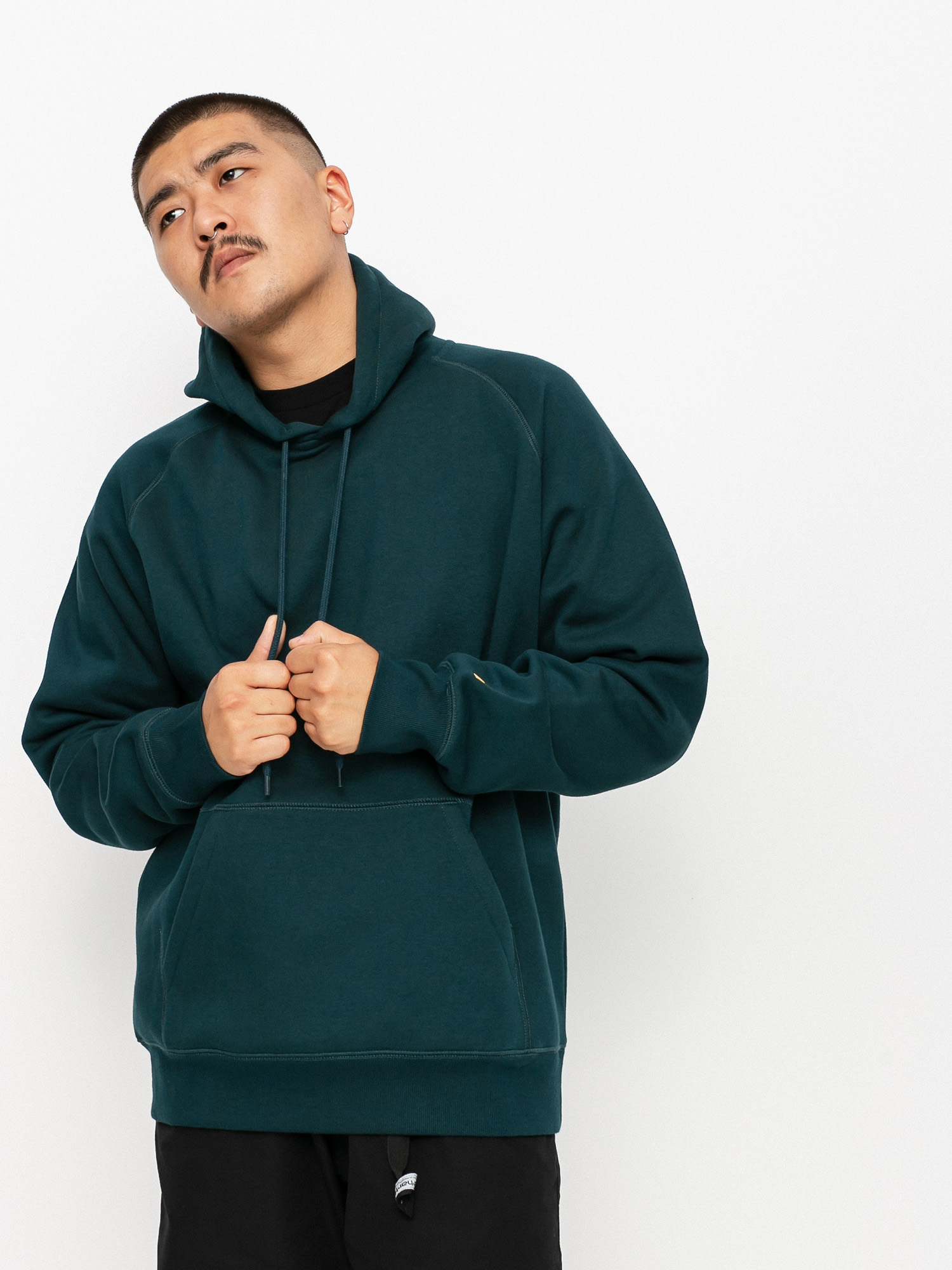Bluza z kapturem Carhartt WIP Chase HD (frasier/gold)