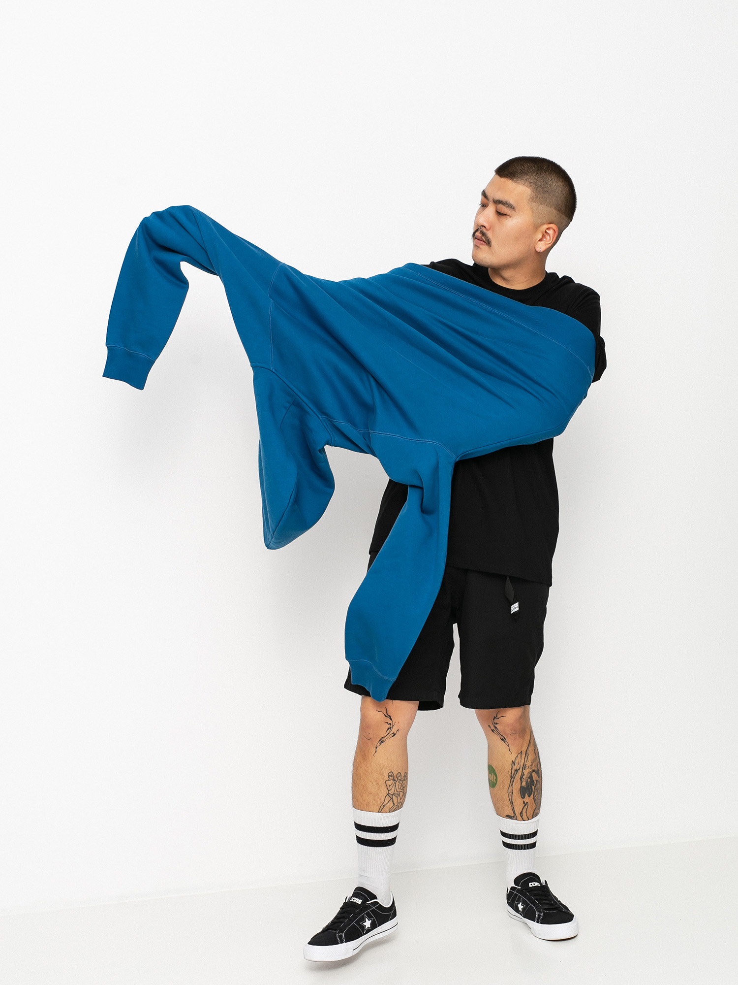 Bluza z kapturem Carhartt WIP Chase HD (skydive/gold)
