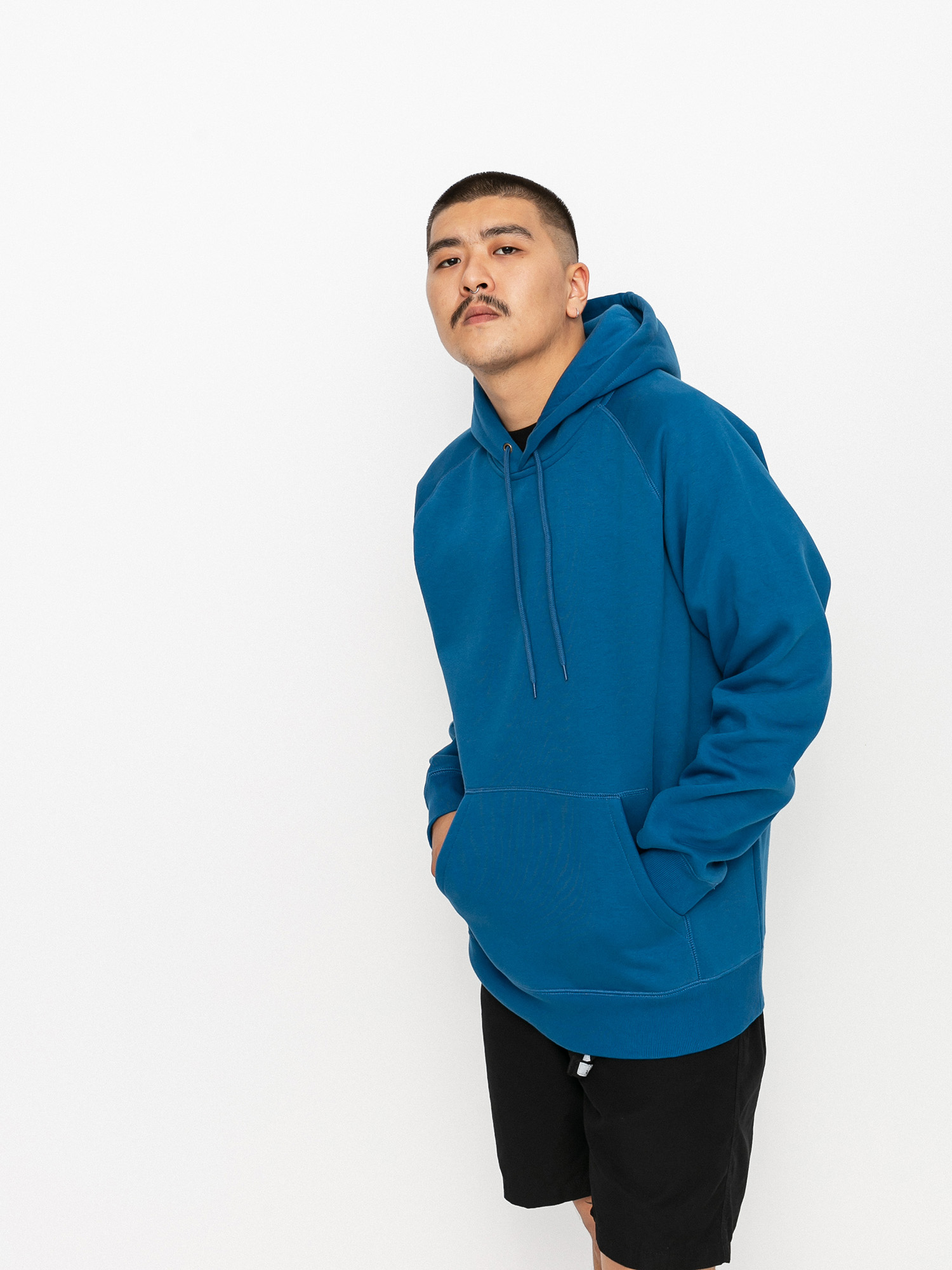 Bluza z kapturem Carhartt WIP Chase HD (skydive/gold)
