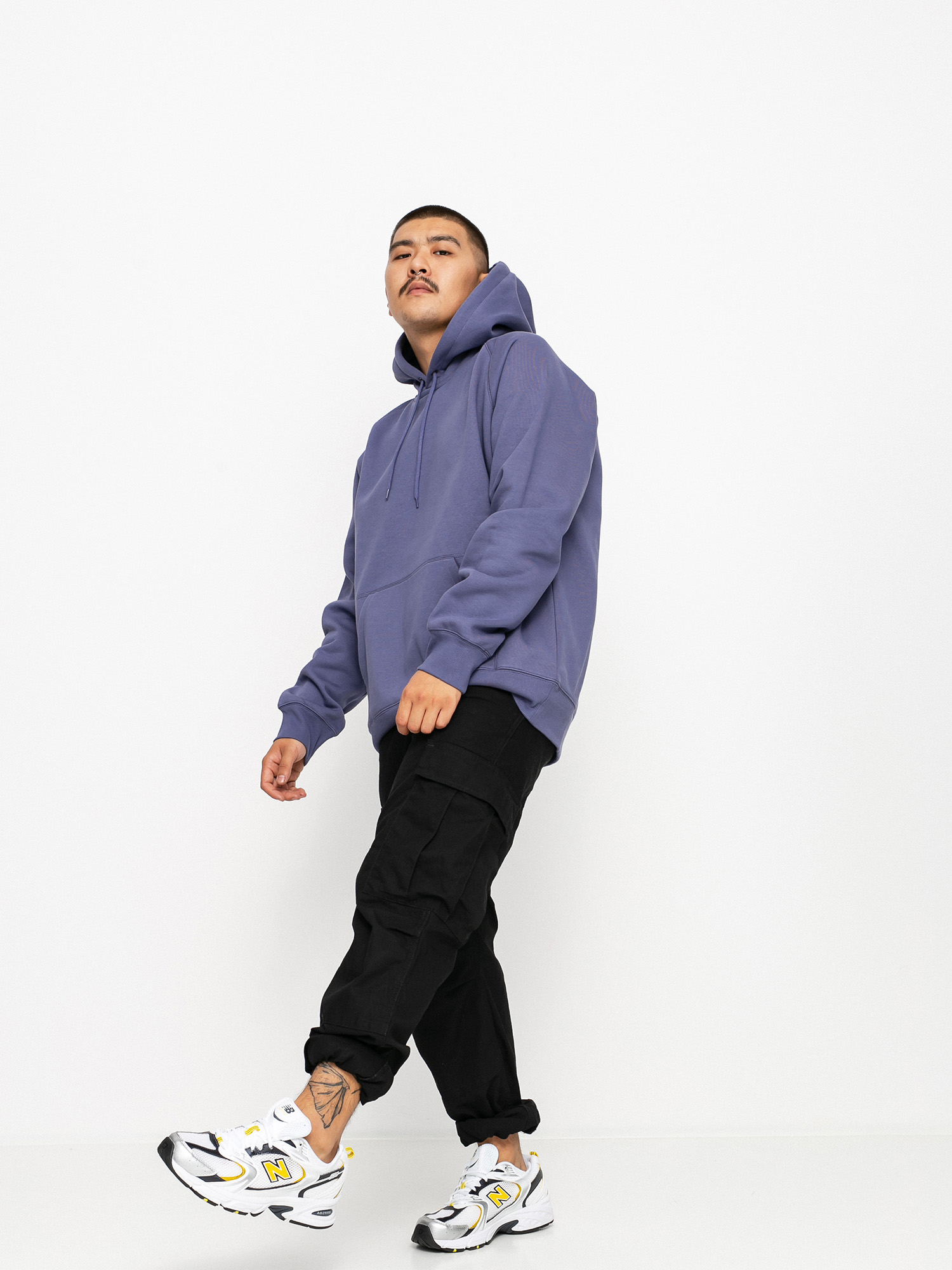 Bluza z kapturem Carhartt WIP Chase HD (cold viola/gold)