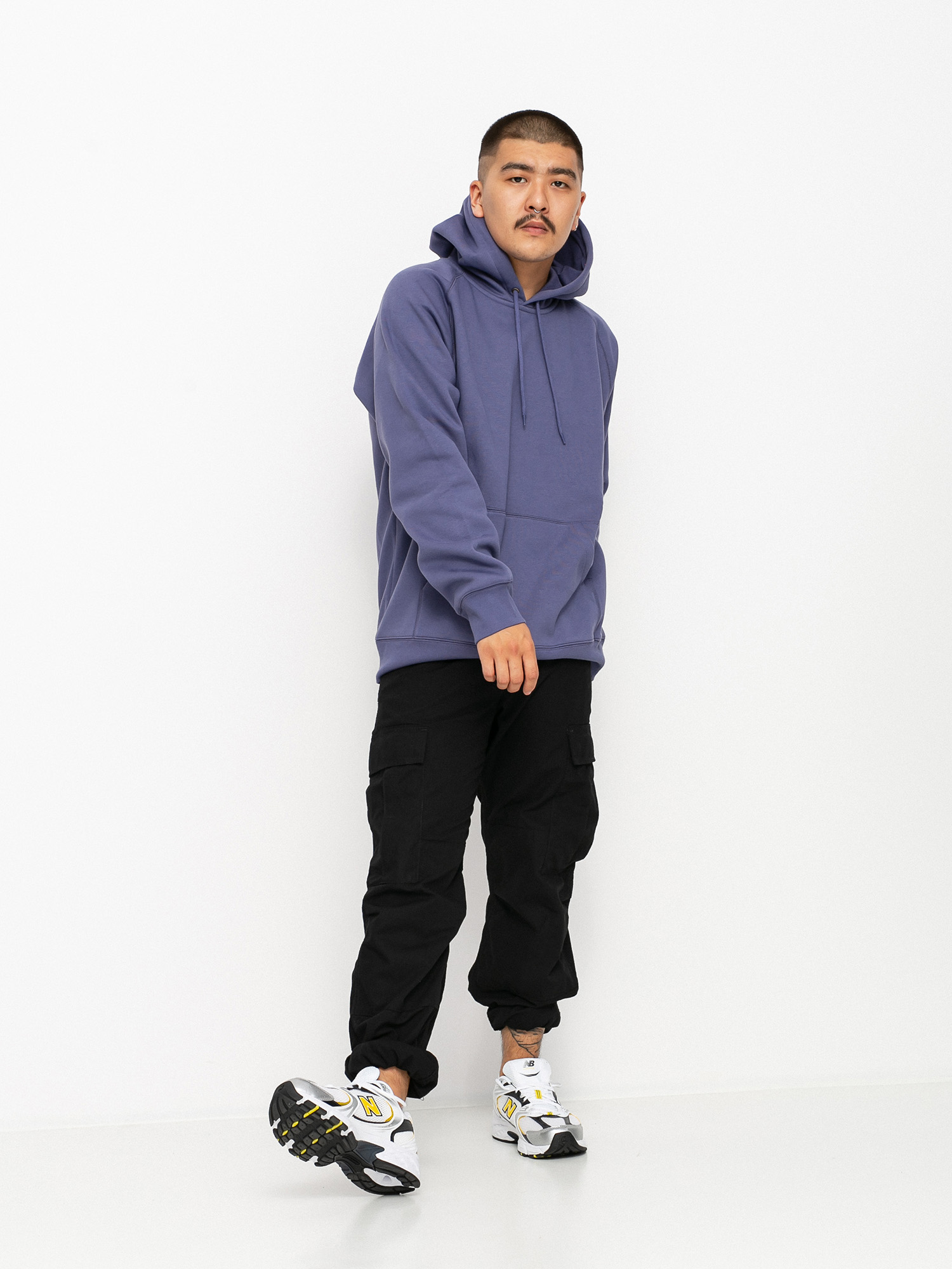 Bluza z kapturem Carhartt WIP Chase HD (cold viola/gold)