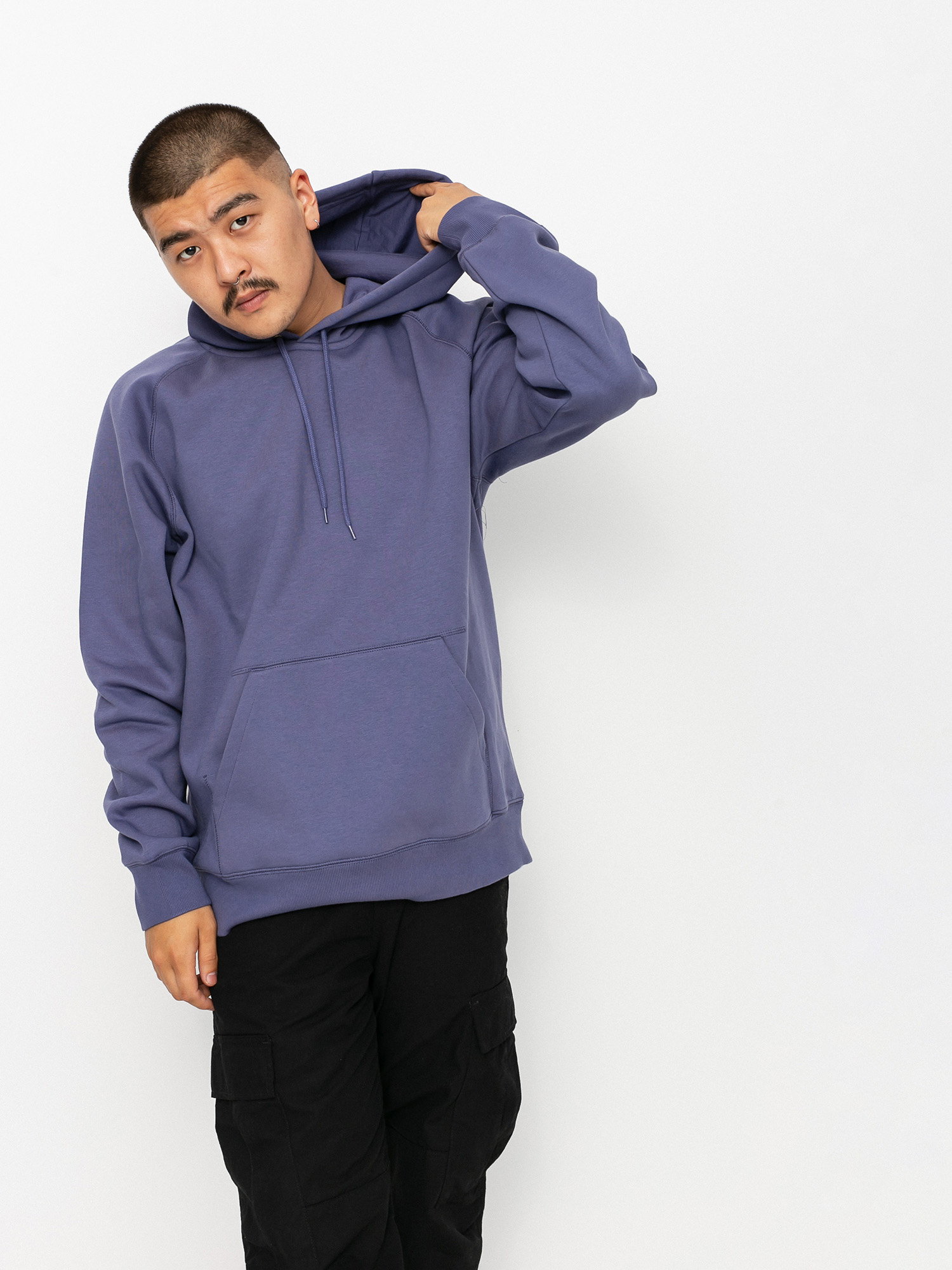Bluza z kapturem Carhartt WIP Chase HD (cold viola/gold)