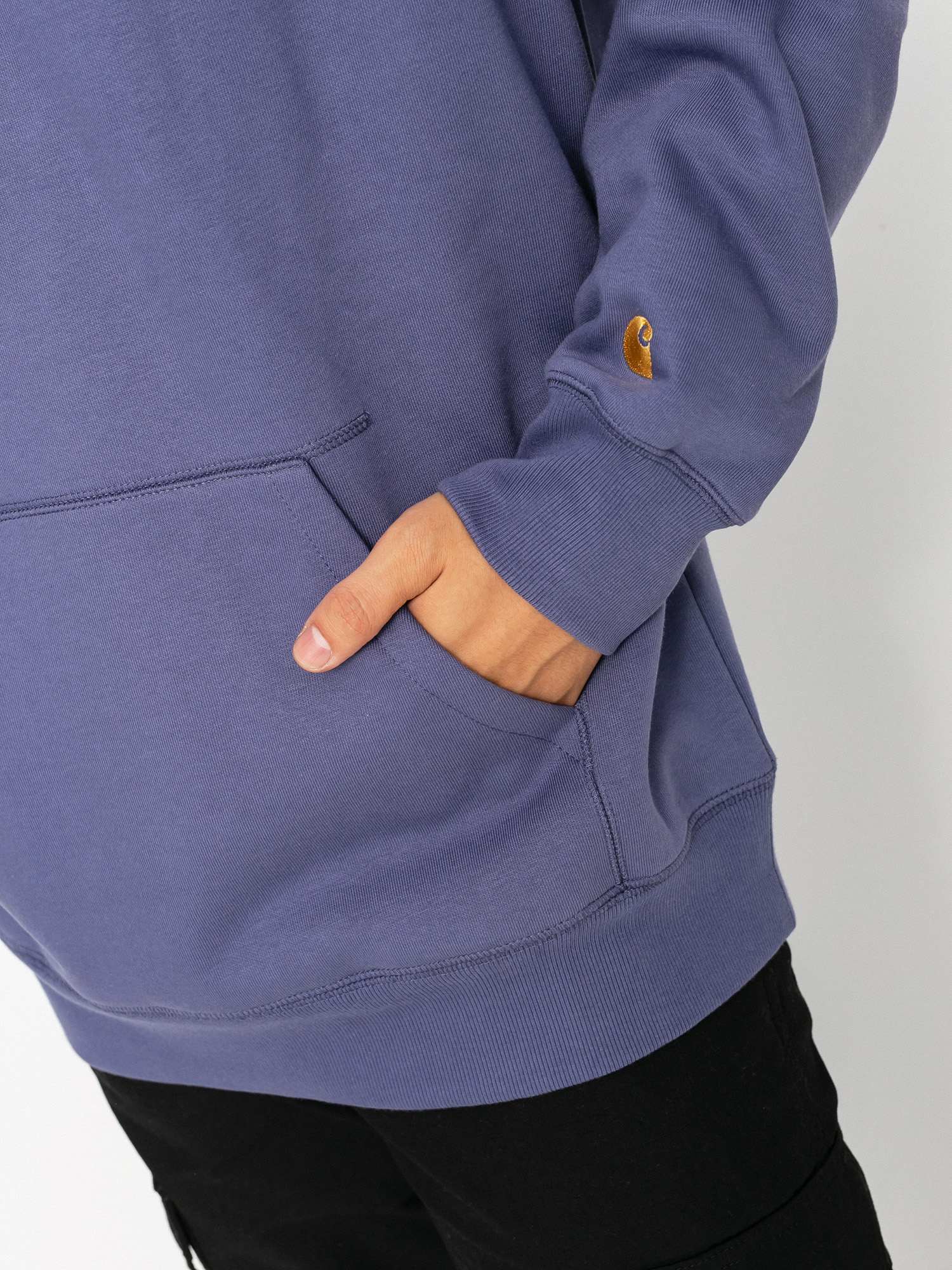 Bluza z kapturem Carhartt WIP Chase HD (cold viola/gold)