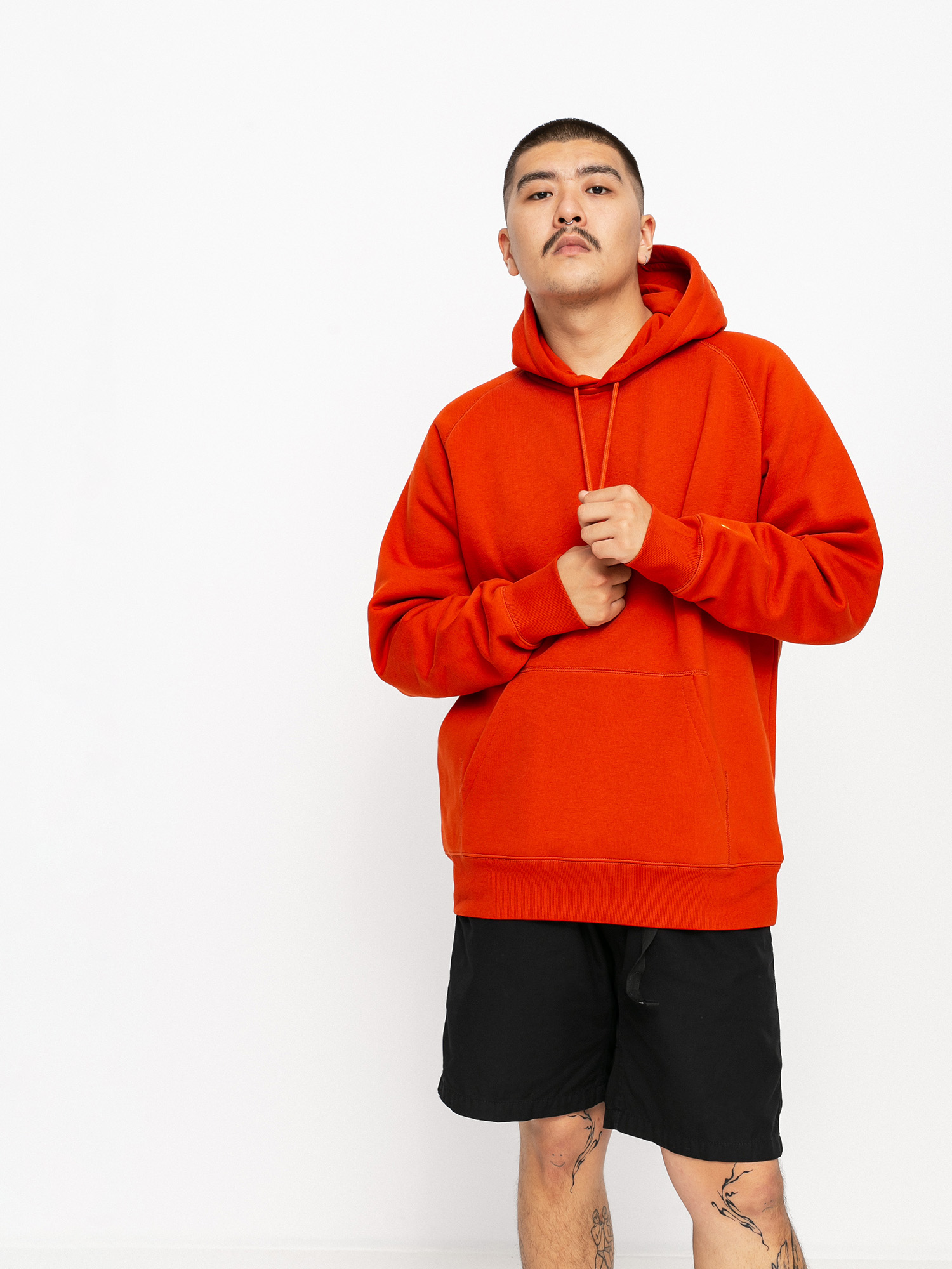Bluza z kapturem Carhartt WIP Chase HD (copperton/gold)