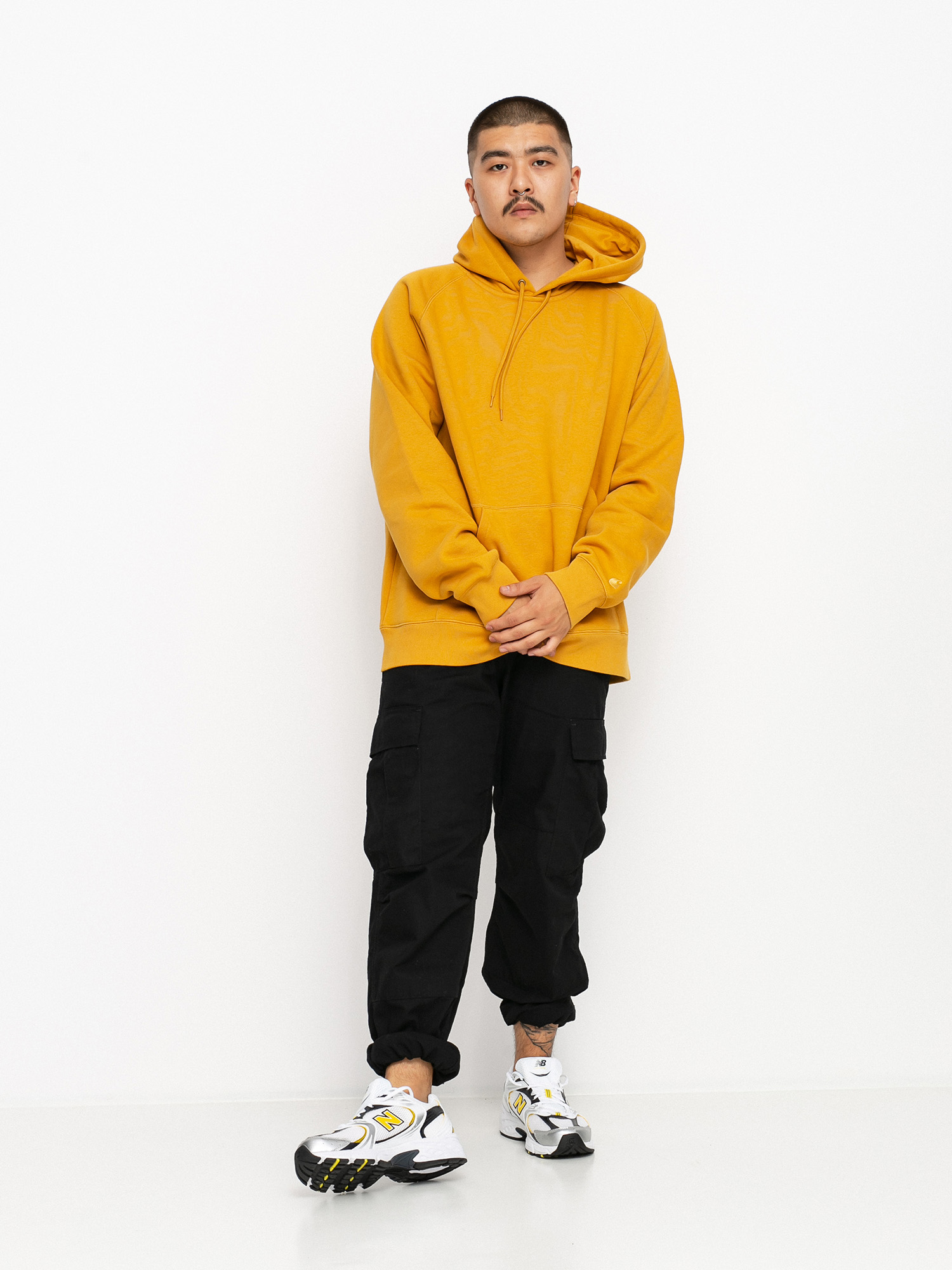 Bluza z kapturem Carhartt WIP Chase HD (helios/gold)