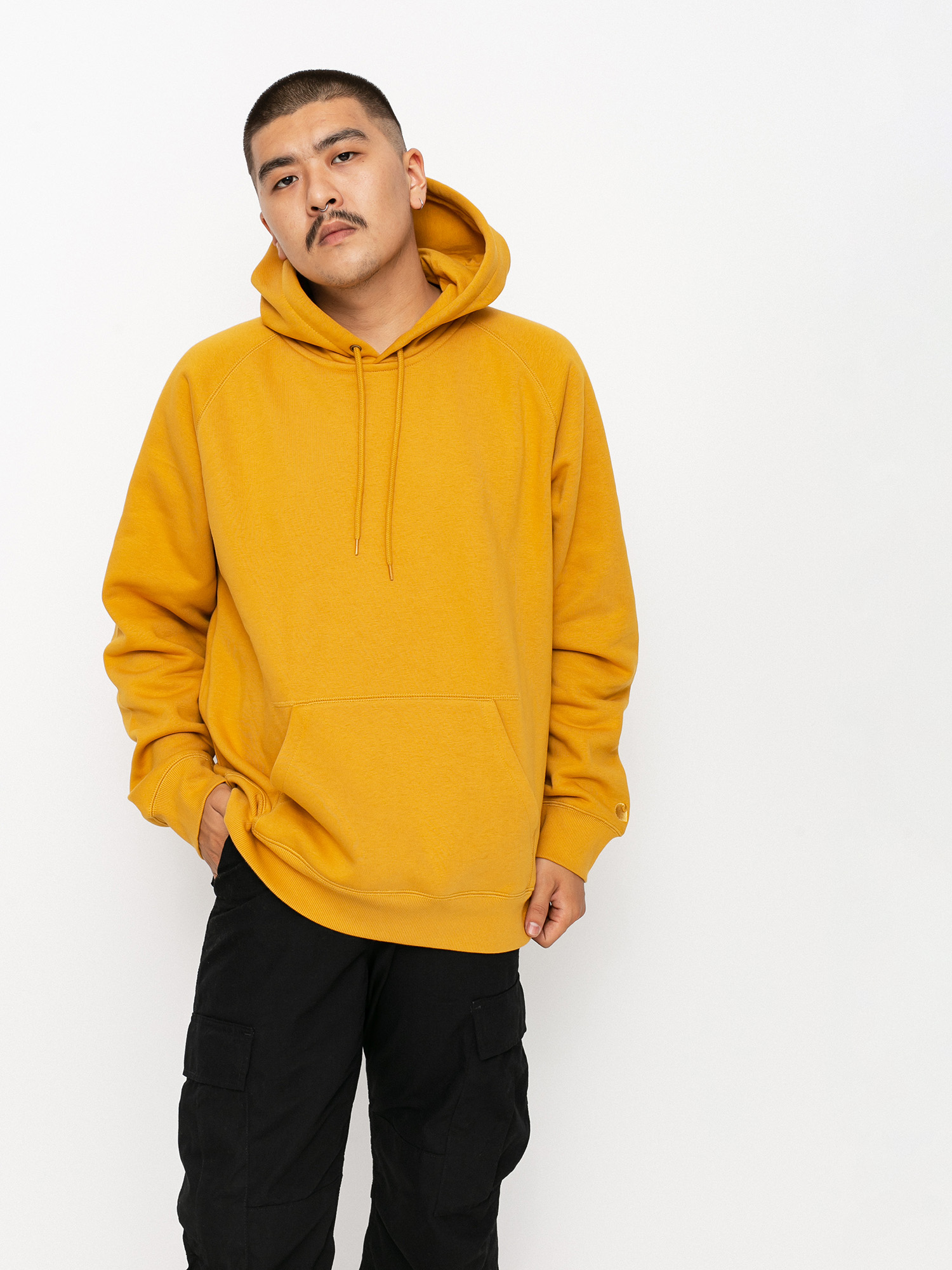 Bluza z kapturem Carhartt WIP Chase HD (helios/gold)