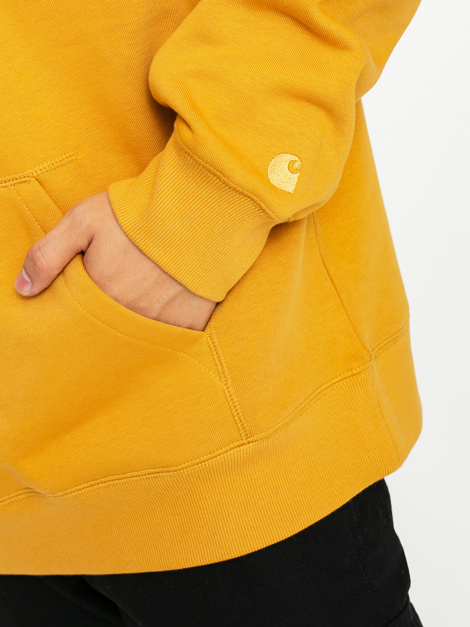 Bluza z kapturem Carhartt WIP Chase HD (helios/gold)