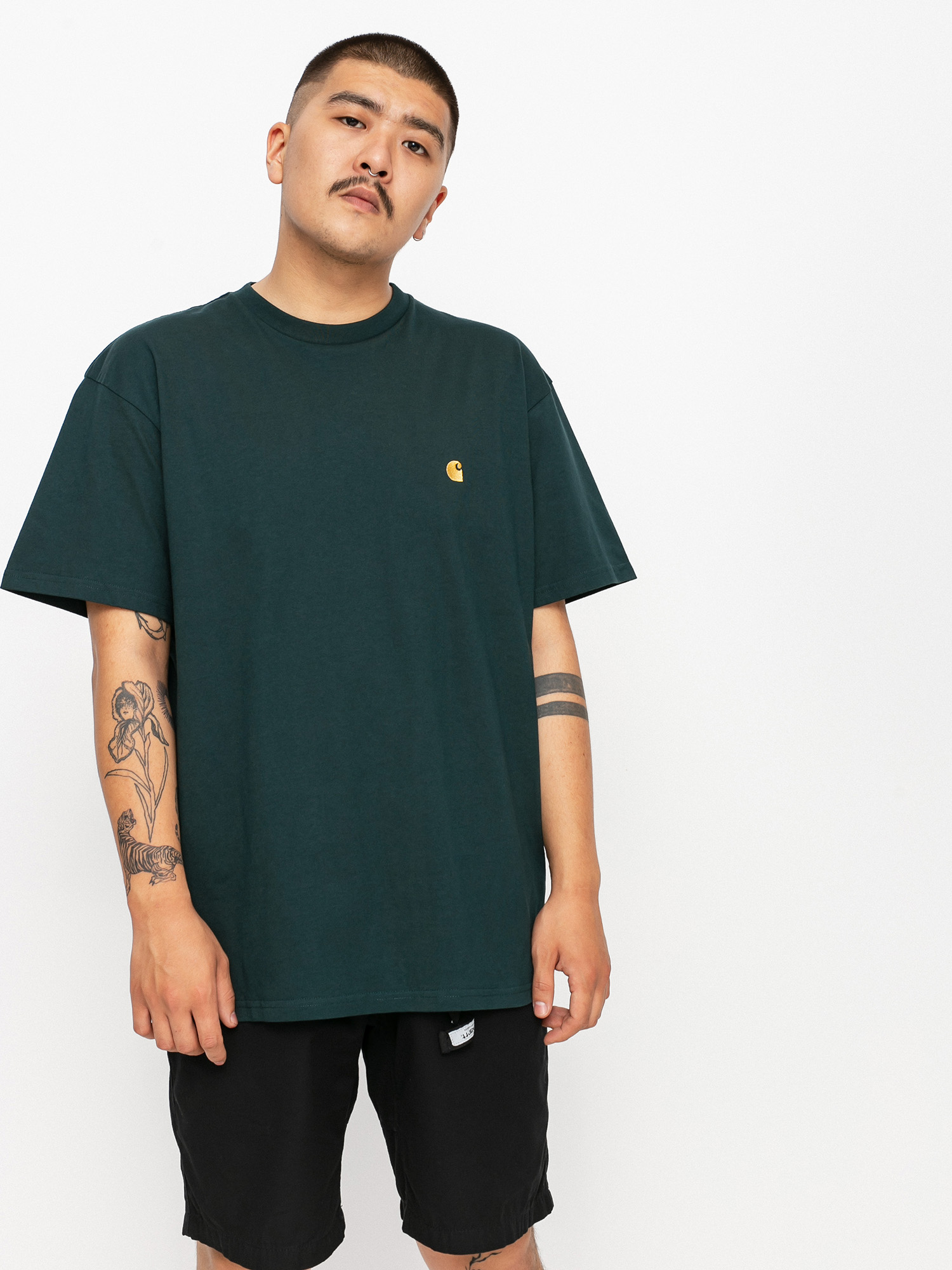 T-shirt Carhartt WIP Chase (frasier/gold)
