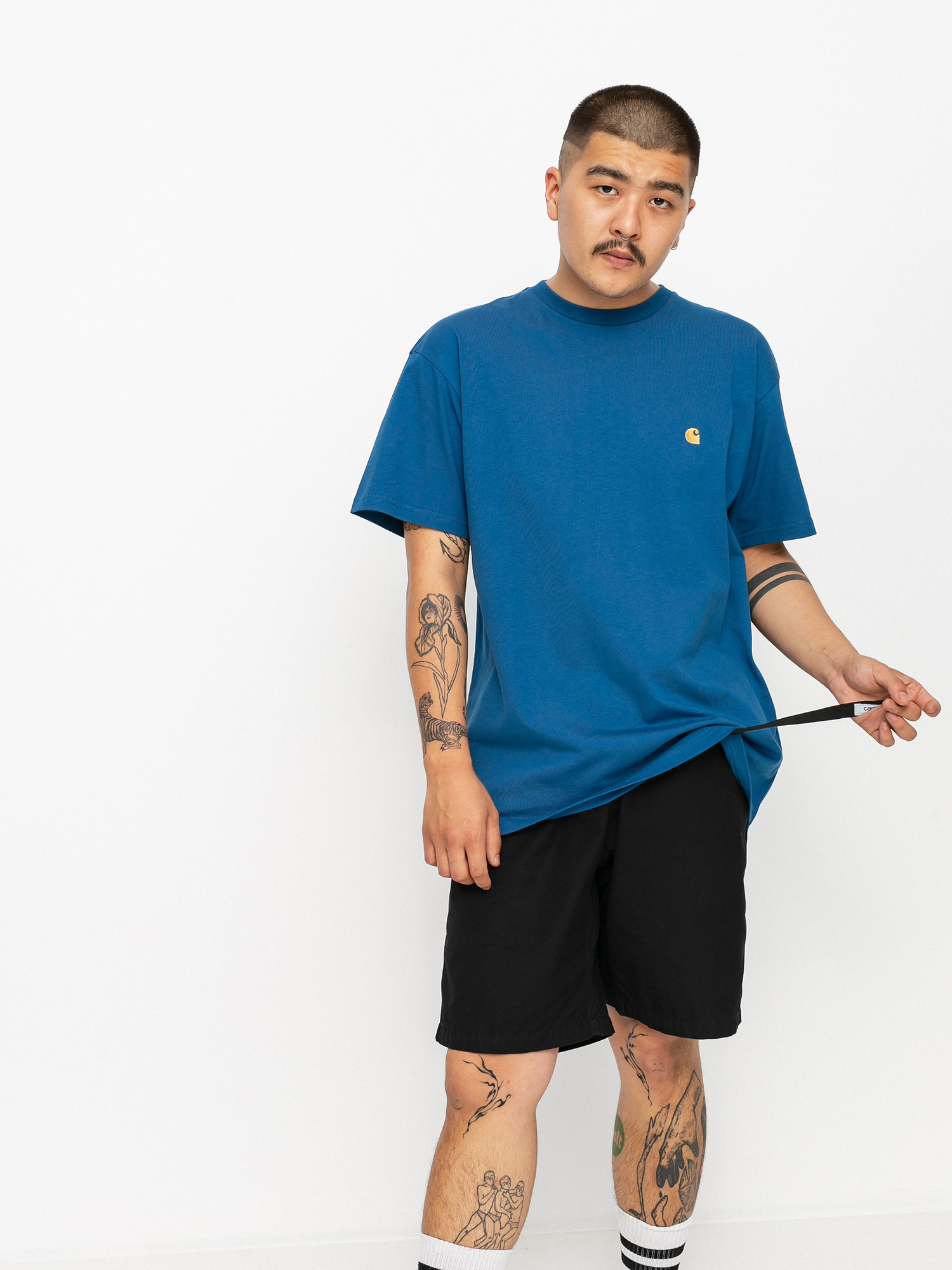 T-shirt Carhartt WIP Chase (skydive/gold)