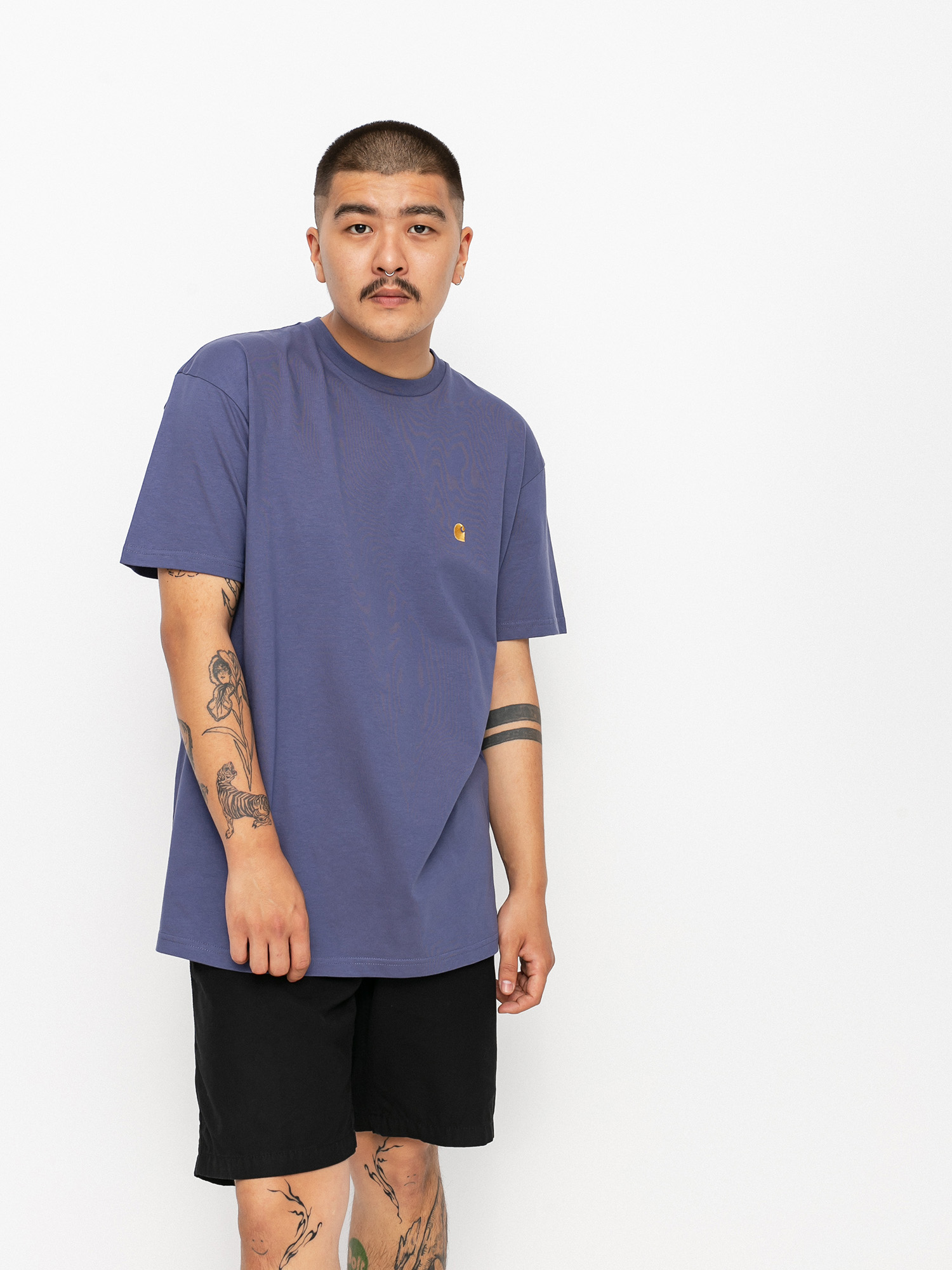 T-shirt Carhartt WIP Chase (cold viola/gold)