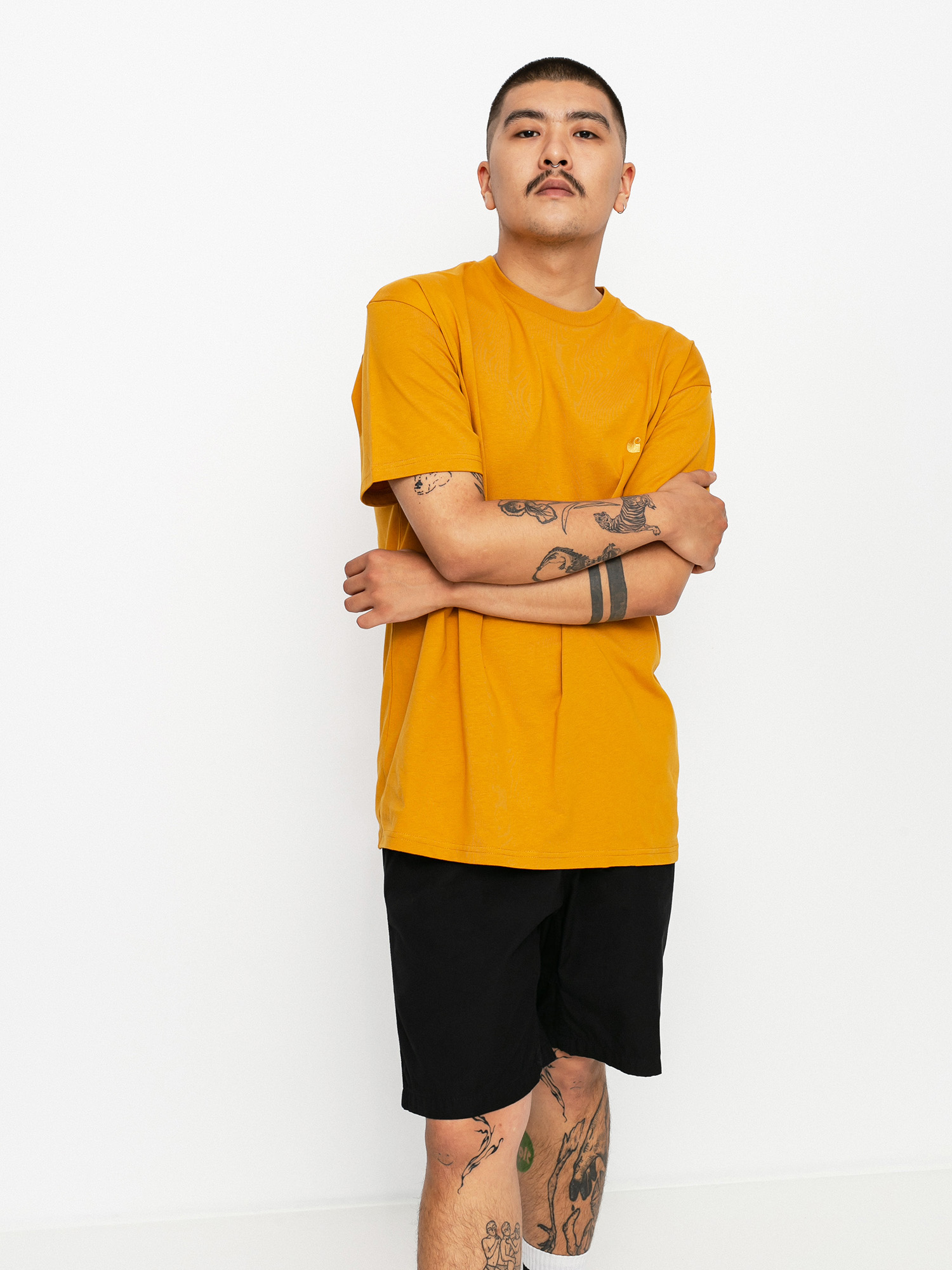 T-shirt Carhartt WIP Chase (helios/gold)