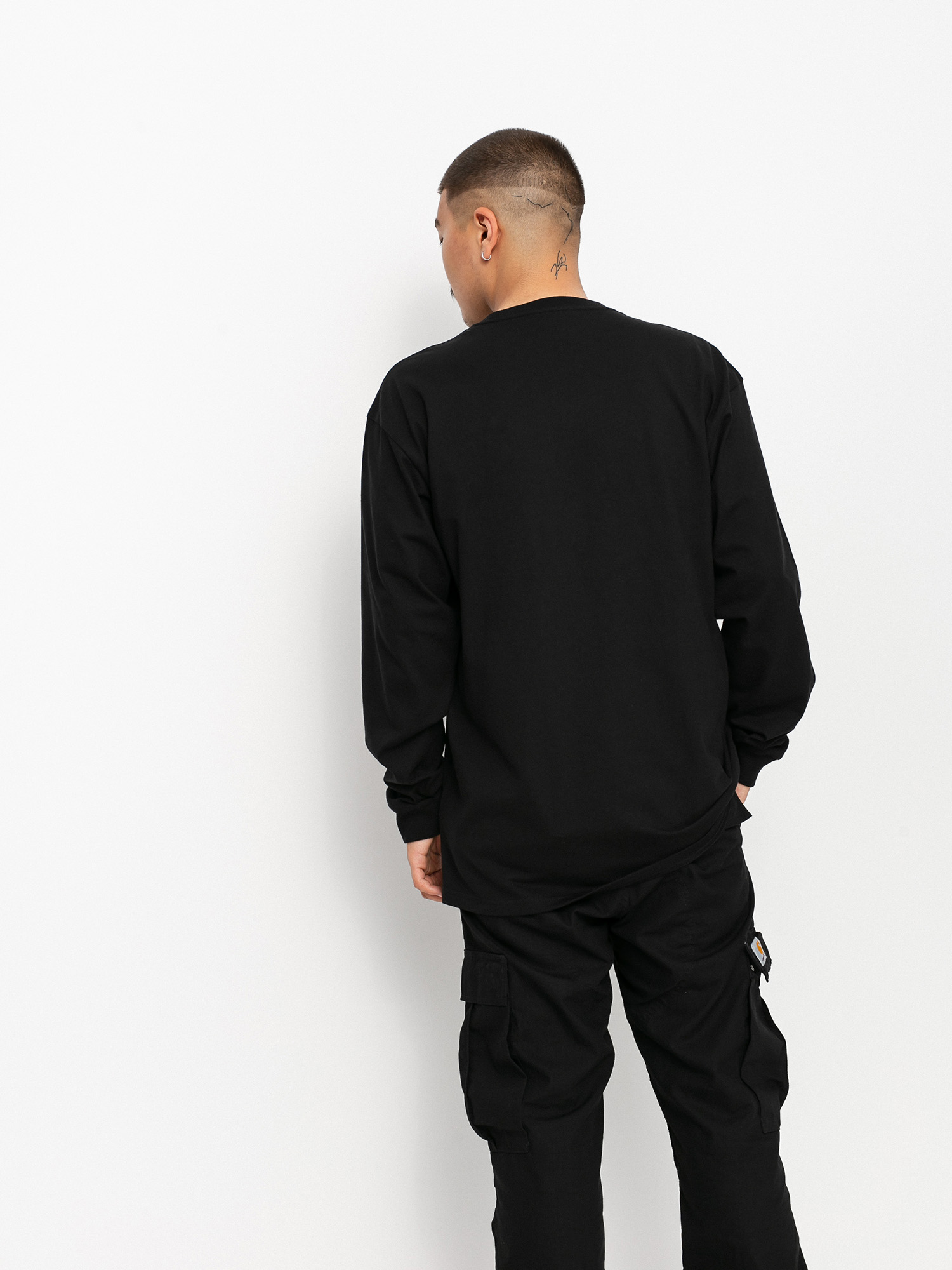 Longsleeve Carhartt WIP Chase (black/gold)