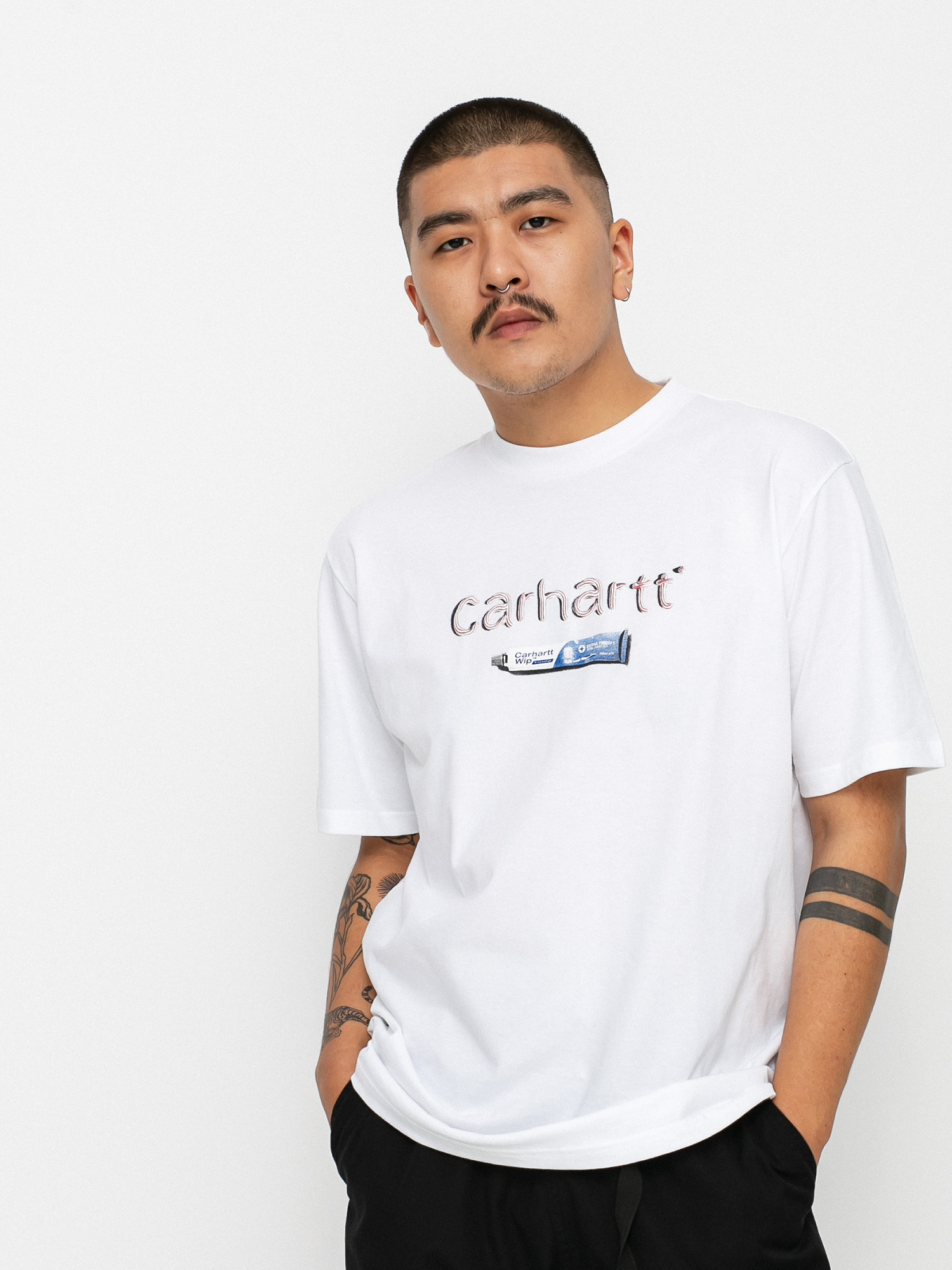 T-shirt Carhartt WIP Toothpaste (white)