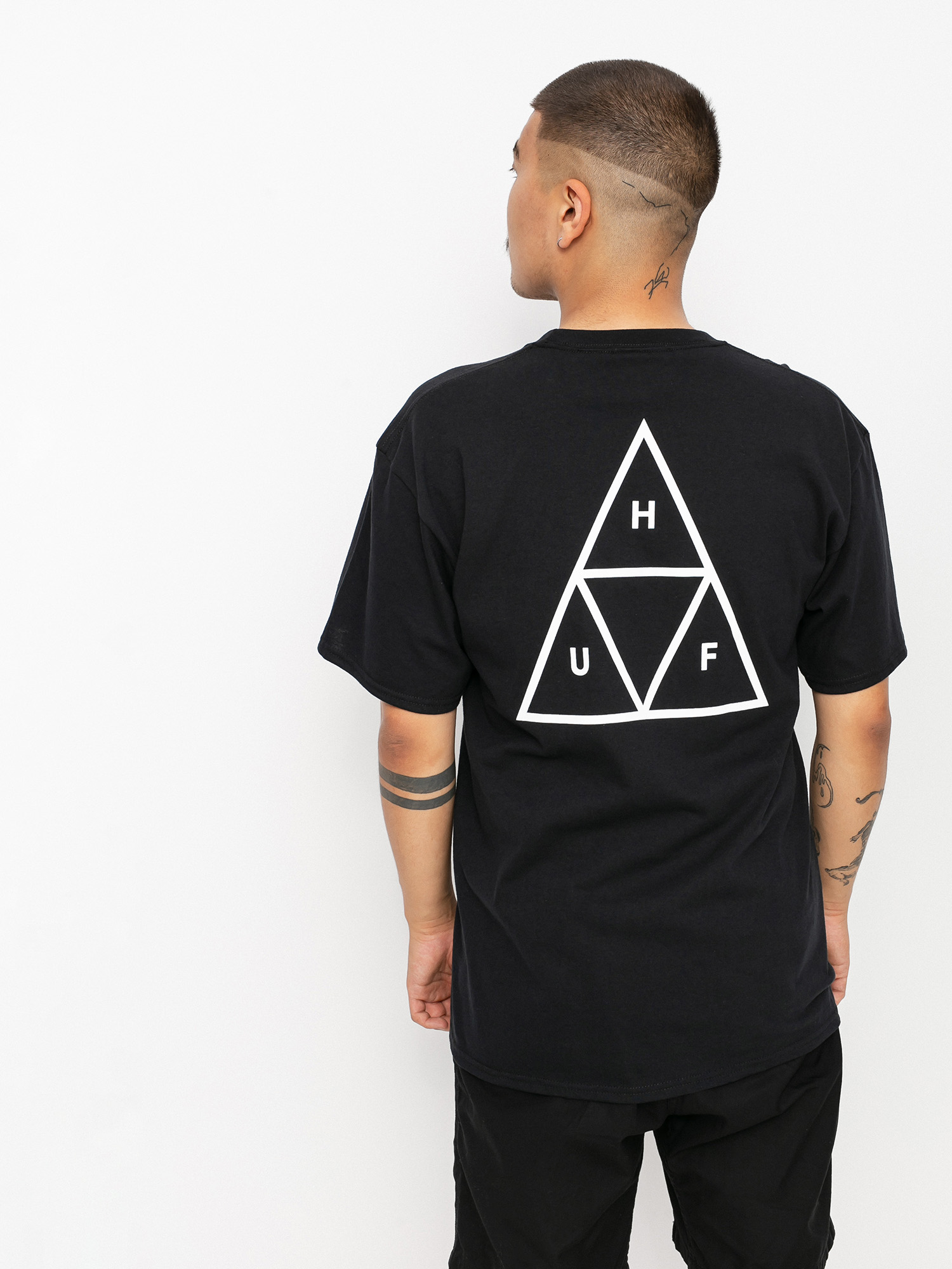T-shirt HUF Essentials TT (black)