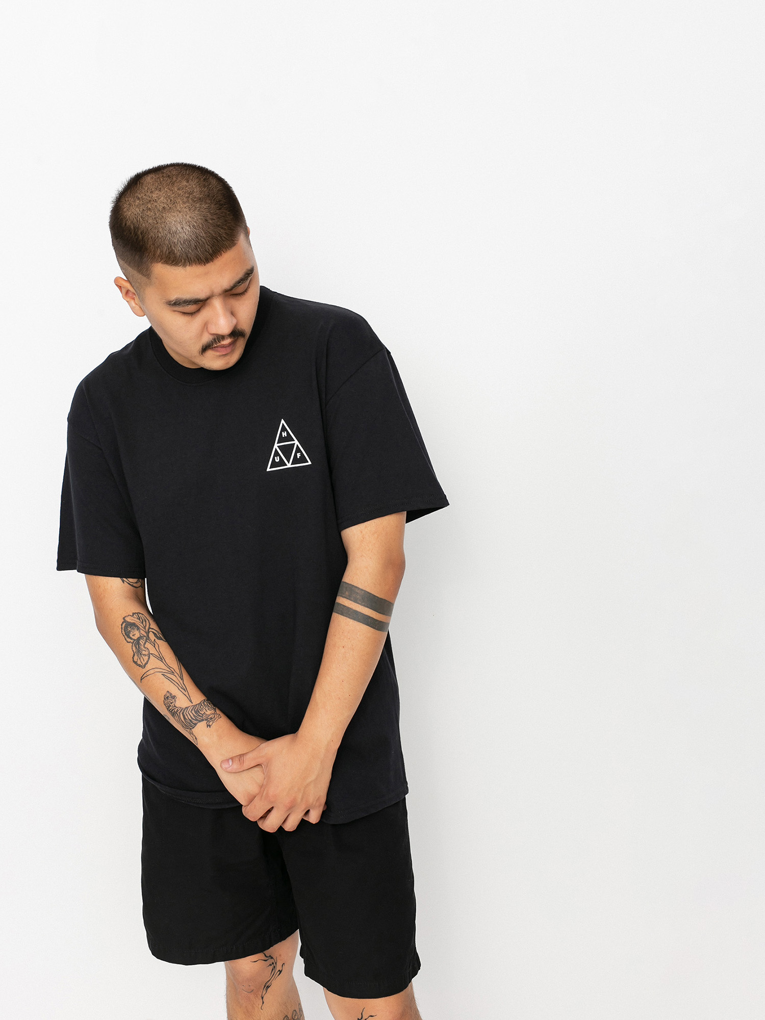 T-shirt HUF Essentials TT (black)