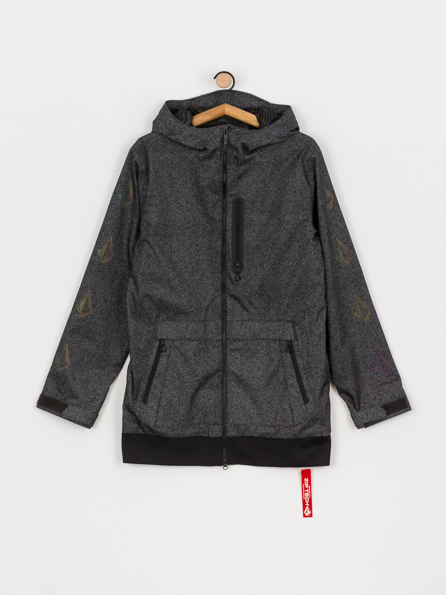 Męska Kurtka snowboardowa Volcom D.S. Long (black check)