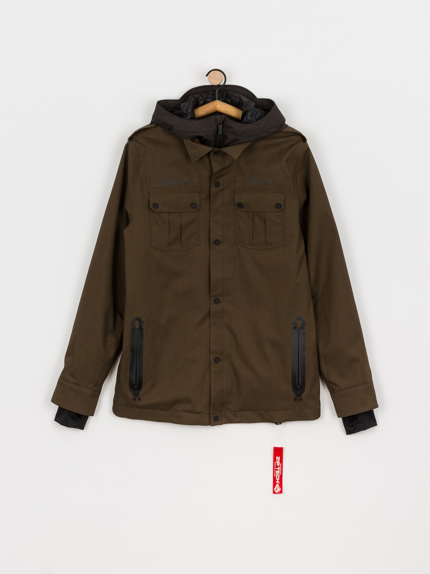Męska Kurtka snowboardowa Volcom Creedle 2 Stone (black military)
