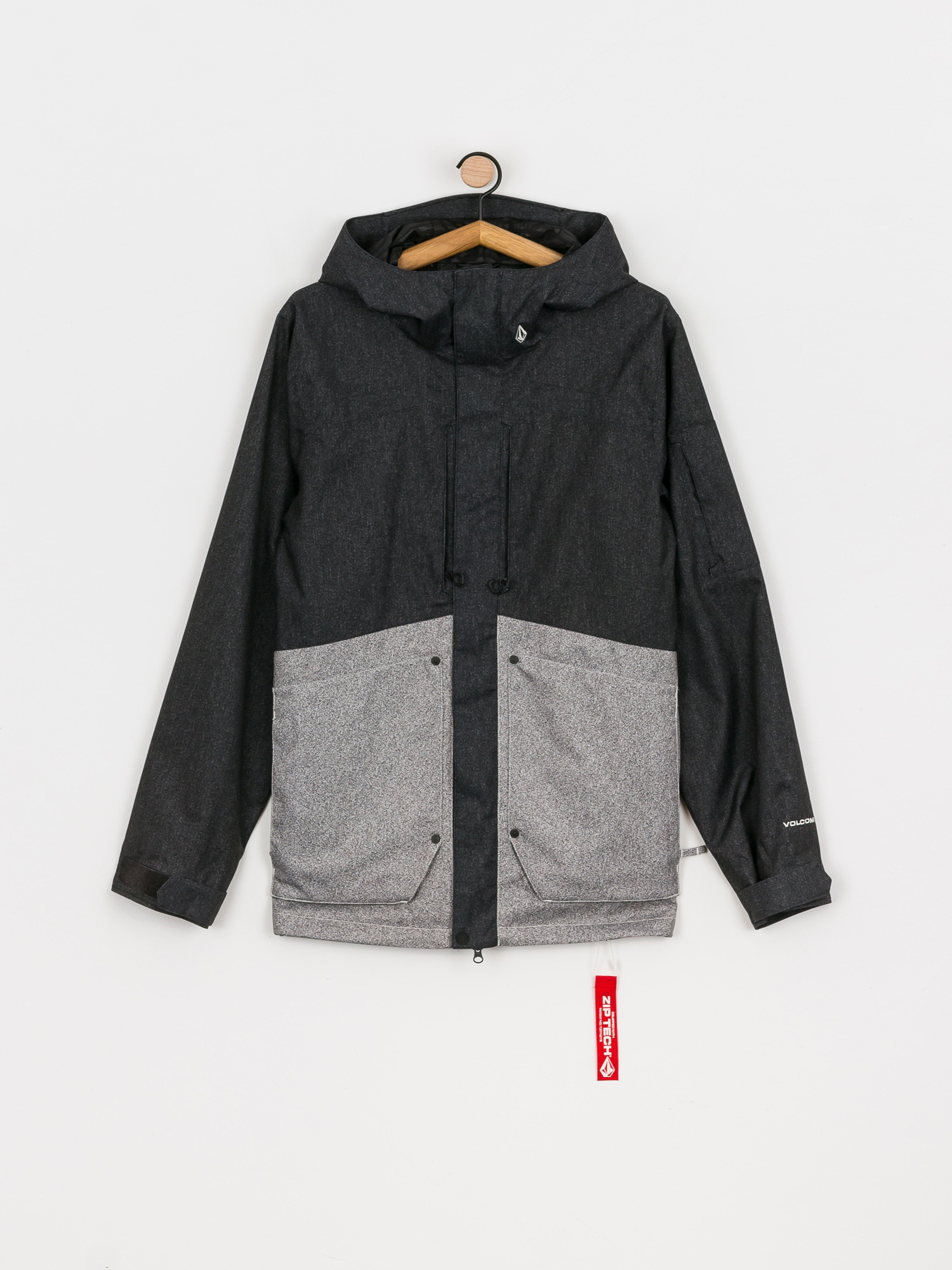 Męska Kurtka snowboardowa Volcom Scortch (black static)