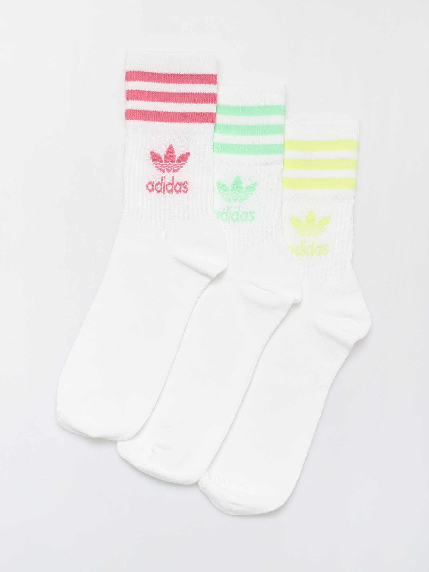 Skarpetki adidas Originals Mid Cut Crew (white/roston/glomin/)